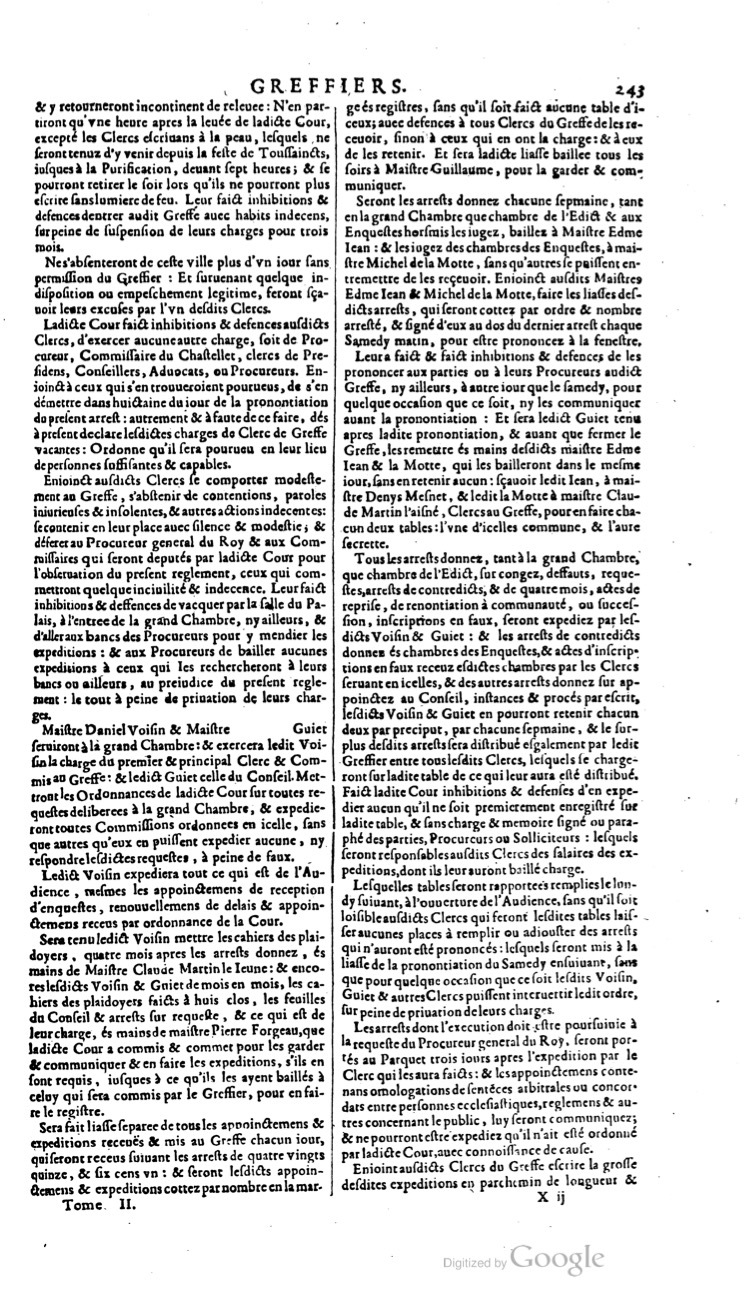 1629 - Veuve Nicolas Buon - Trésor du droit français (21754 T. 2) - BM Lyon