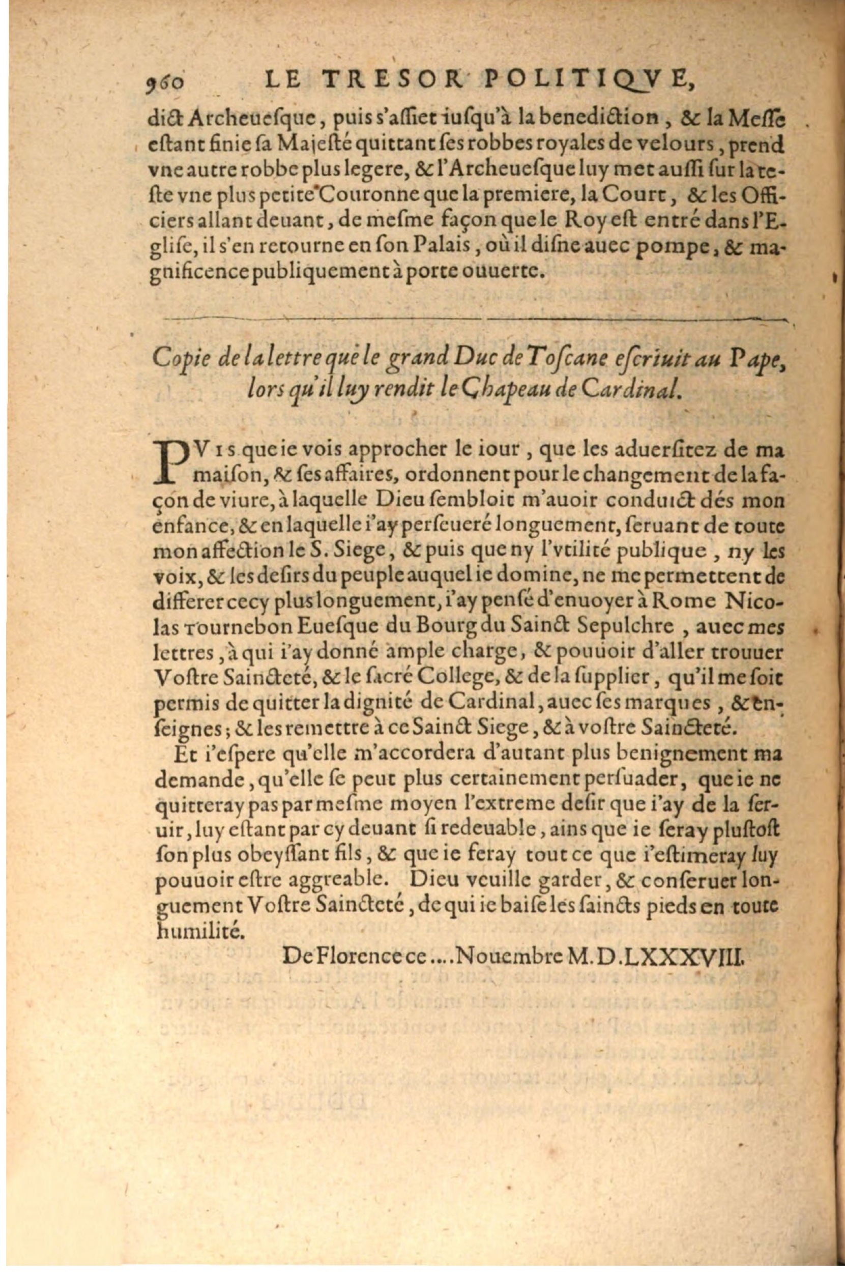 1608 - Nicolas Du Fossé - Trésor politique - BSB Munich