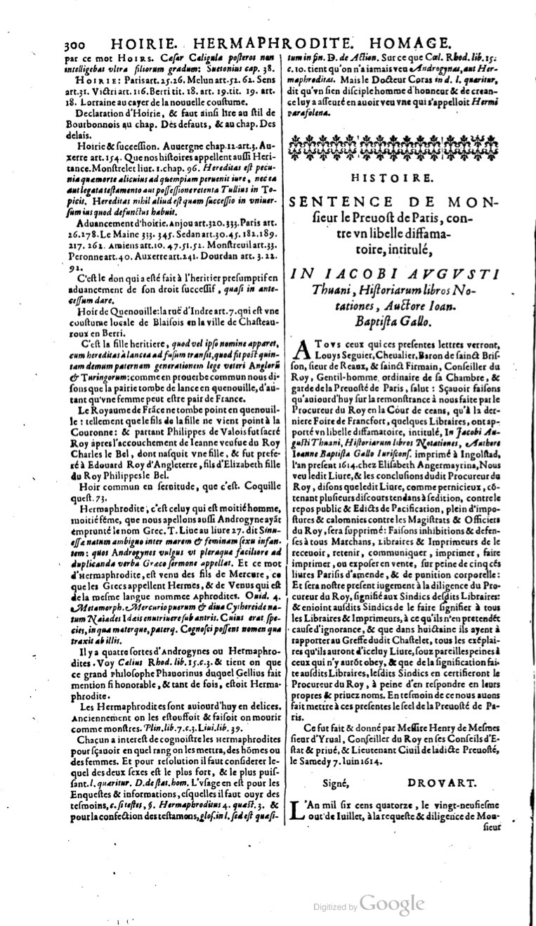 1629 - Veuve Nicolas Buon - Trésor du droit français (29620 T. 2) - BM Lyon