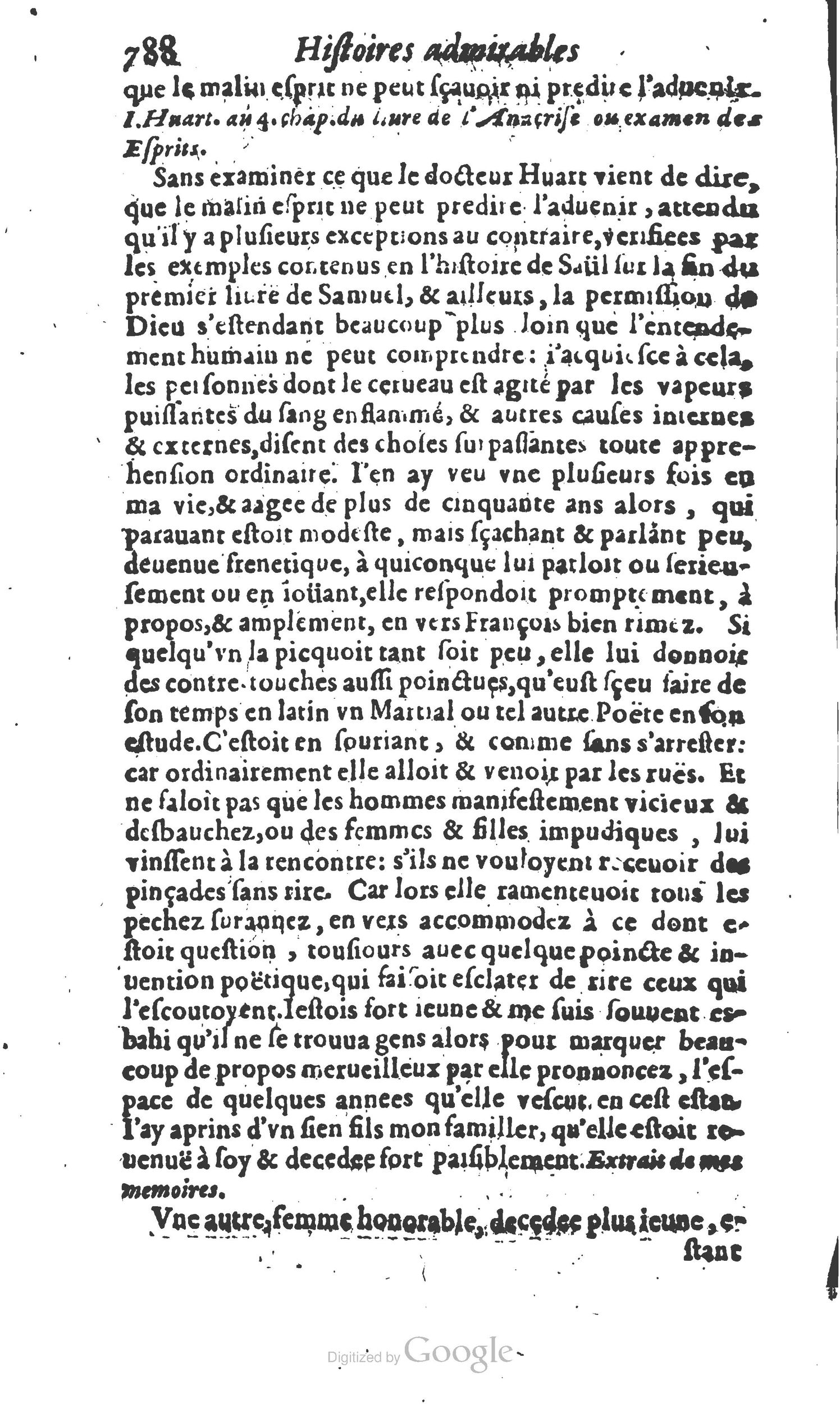 1610 - Paul Marceau - Trésor d’histoires admirables et mémorables - Princeton