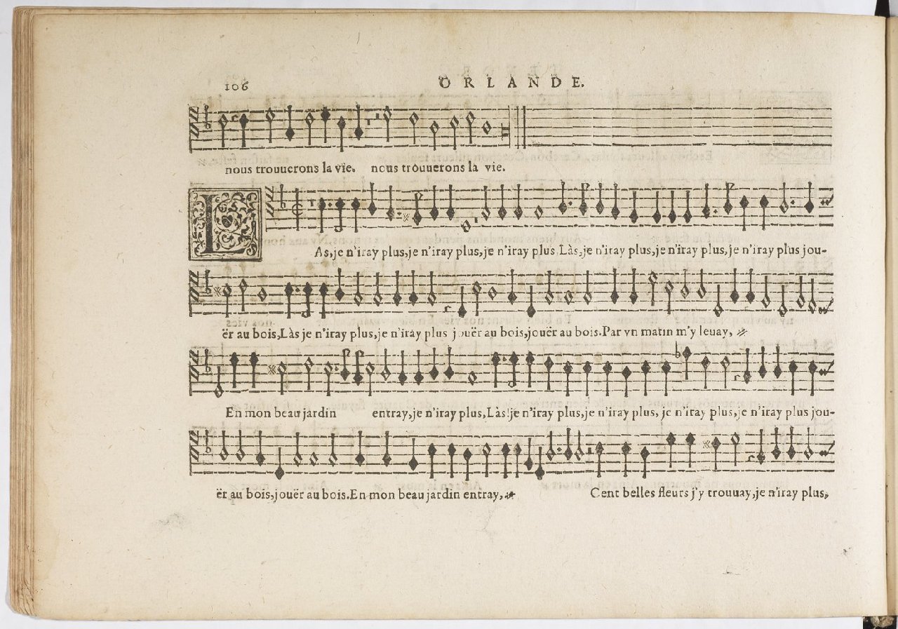 1594 - Paul Marceau - Trésor de musique d&#039;Orlande de Lassus, Superius, Bassus, Tenor, Quinta pars - BnF