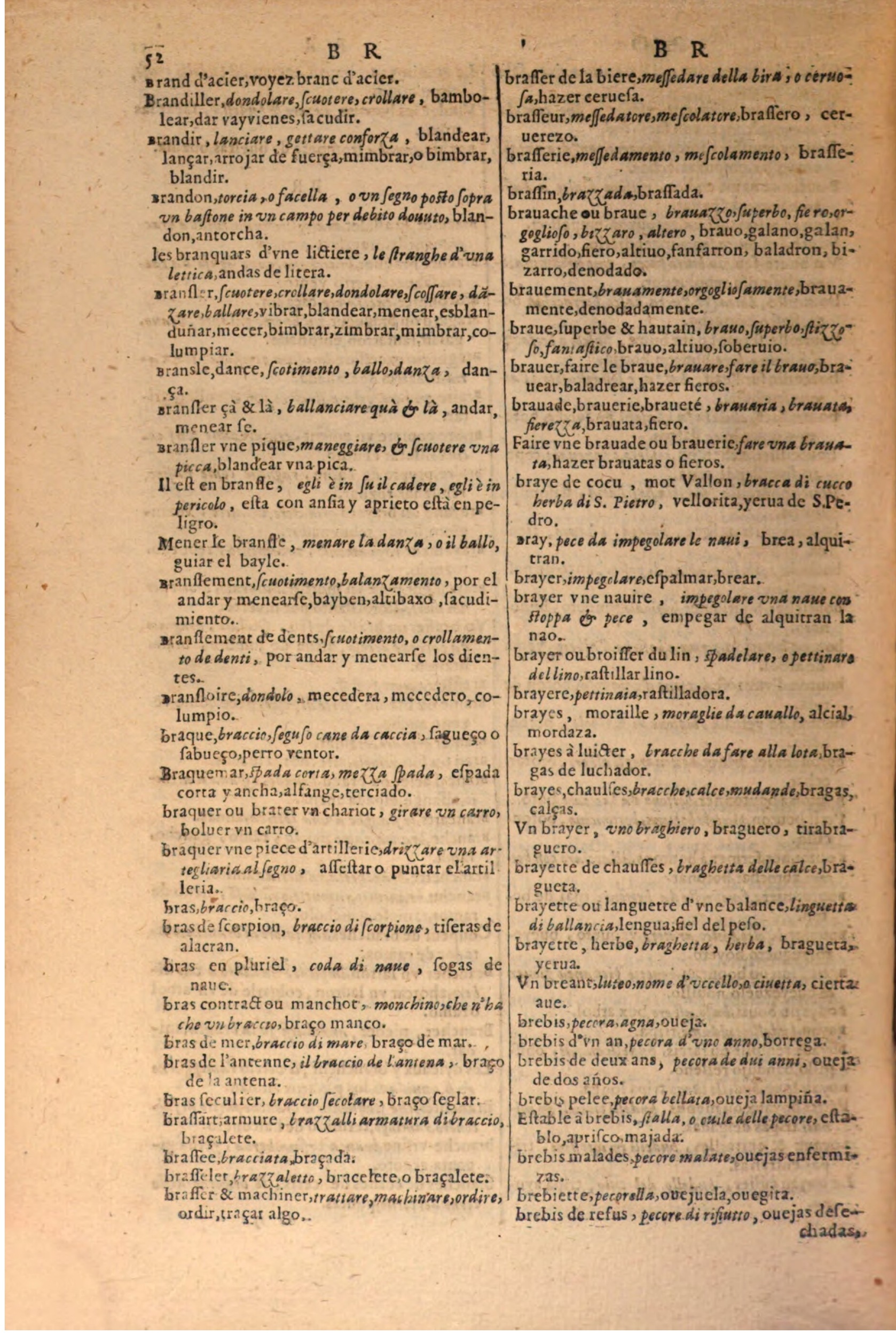 1616 - Pierre de la Rovière - Trésor des trois langues (Seconde partie) - BSB Munich