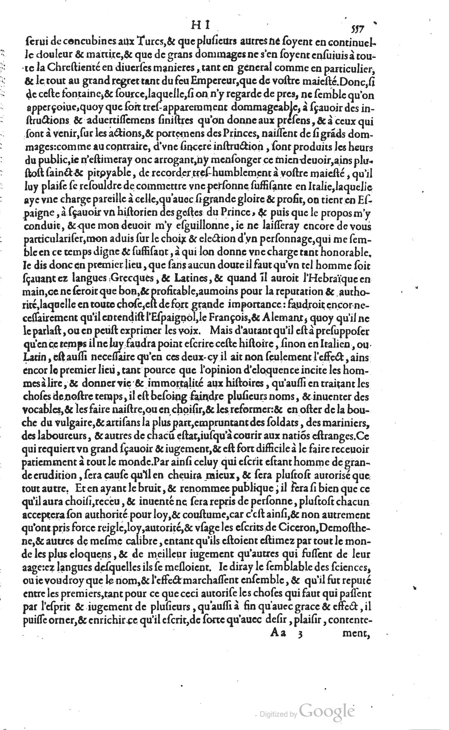 1585 - Barthélemy Honorat - Bibliothèques françaises - BSB Munich