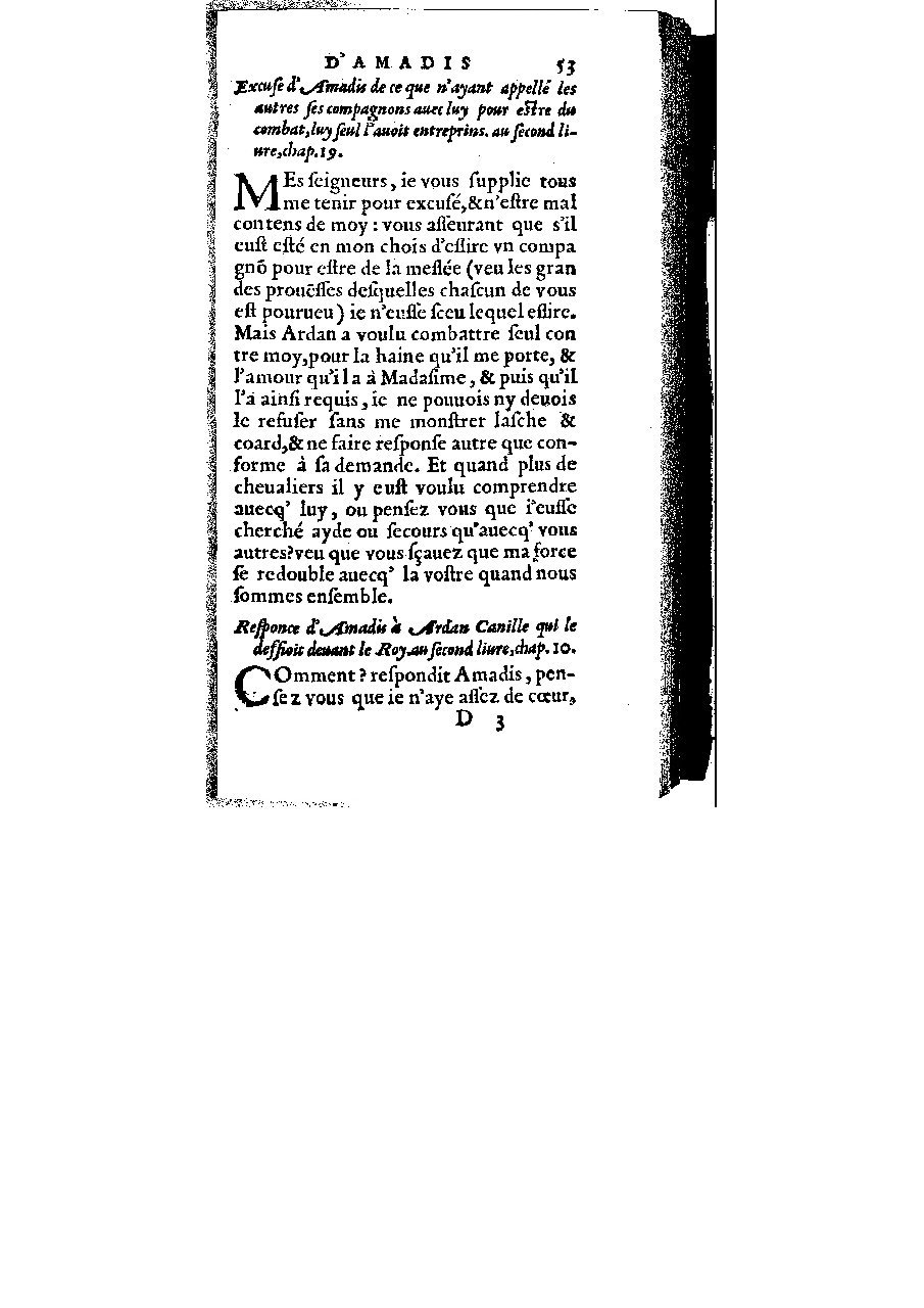 1572 - Veuve Gabriel Cotier - Trésor des Amadis - BM Lyon