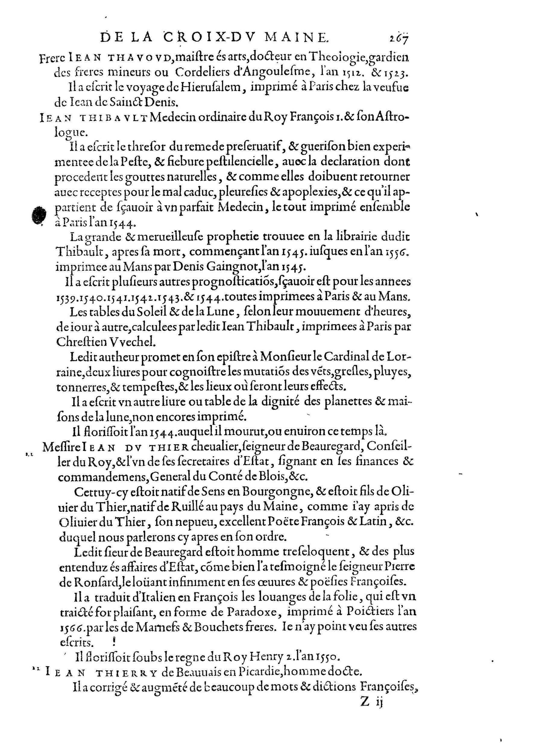 1584 - Abel L&#039;Angelier - Bibliothèques françaises - BnF