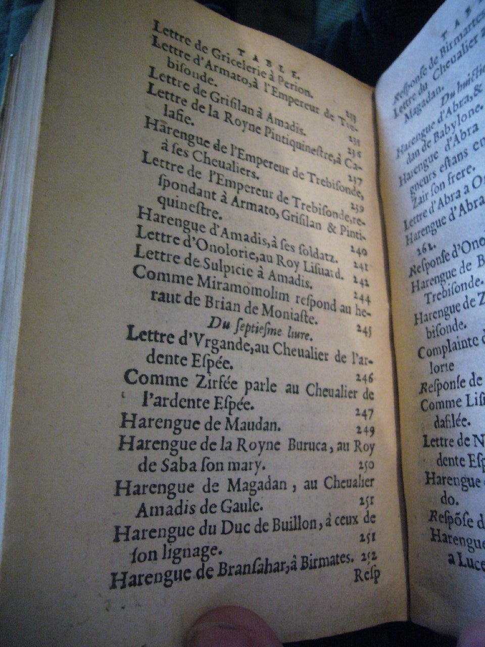 1567 - Jean Pygot - Trésor des Amadis - BnF Arsenal