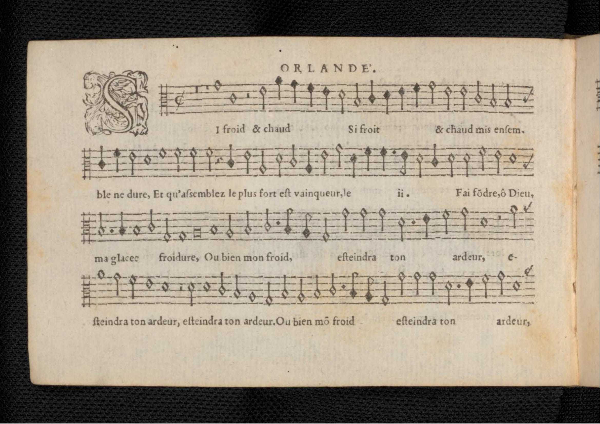 1576 - [Pierre de Saint-André] - Trésor de musique d’Orlande de Lassus Tenor - KBR Bruxelles