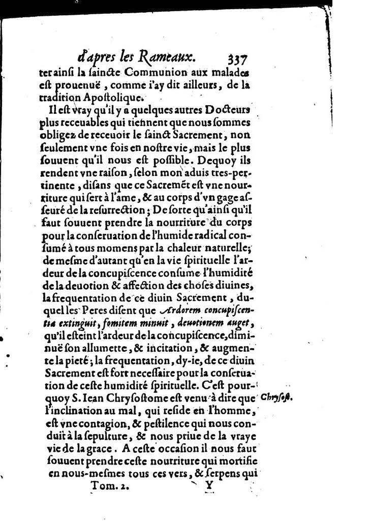 1607 - Nicolas Du Fossé - Trésor quadragésimal - T 02 - BM Lyon 1607 - Nicolas Du Fossé - Trésor quadragésimal - T 02 - BM Lyon