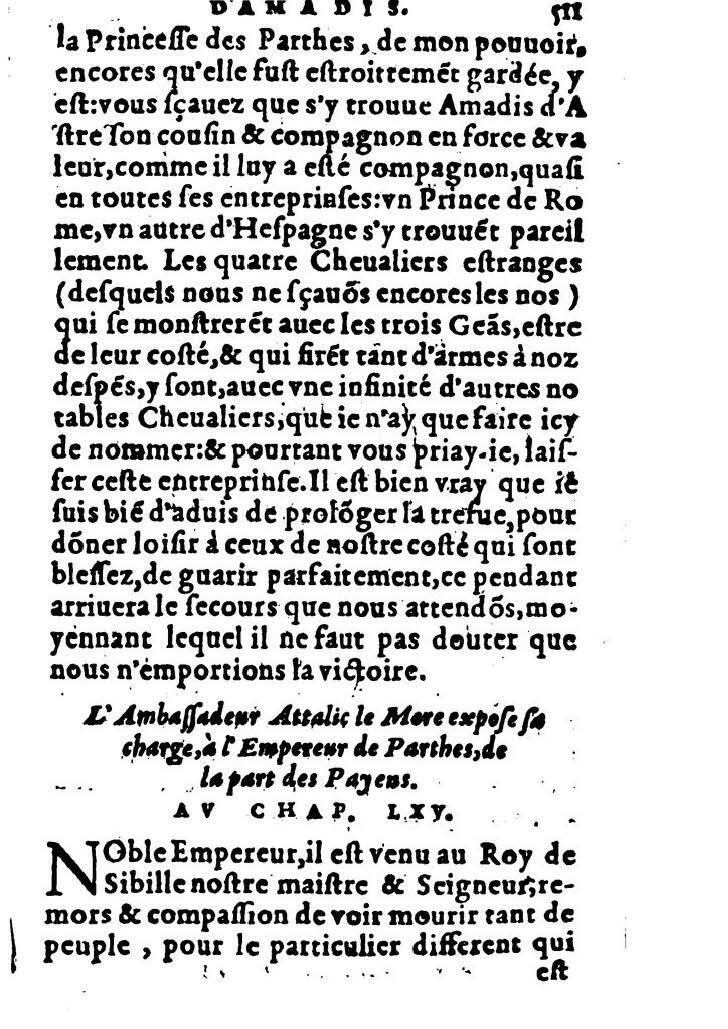 1582 - Jean Huguetan - Trésor des Amadis T. 2 - BM Lyon