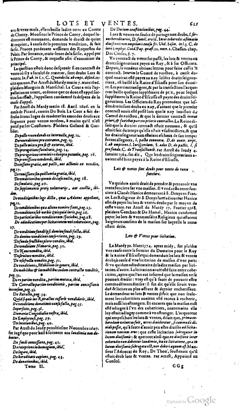 1629 - Veuve Nicolas Buon - Trésor du droit français (29620 T. 2) - BM Lyon