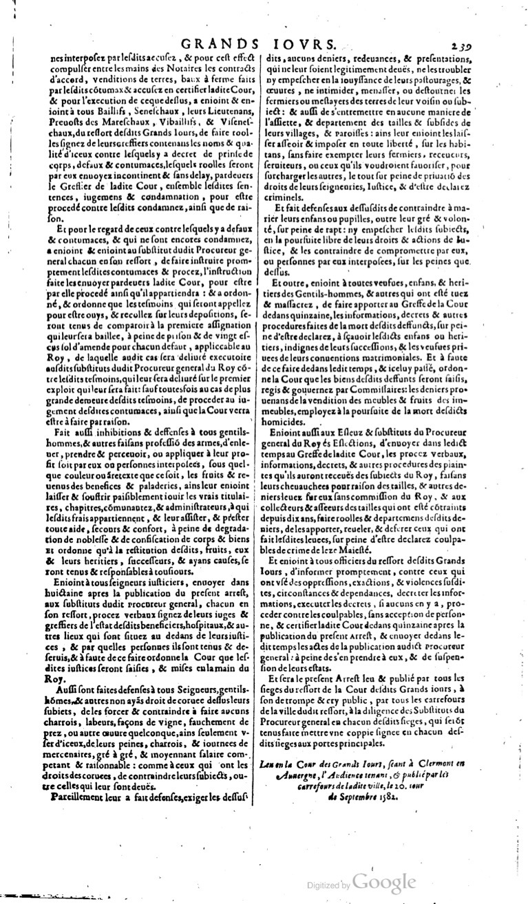 1629 - Veuve Nicolas Buon - Trésor du droit français (29620 T. 2) - BM Lyon