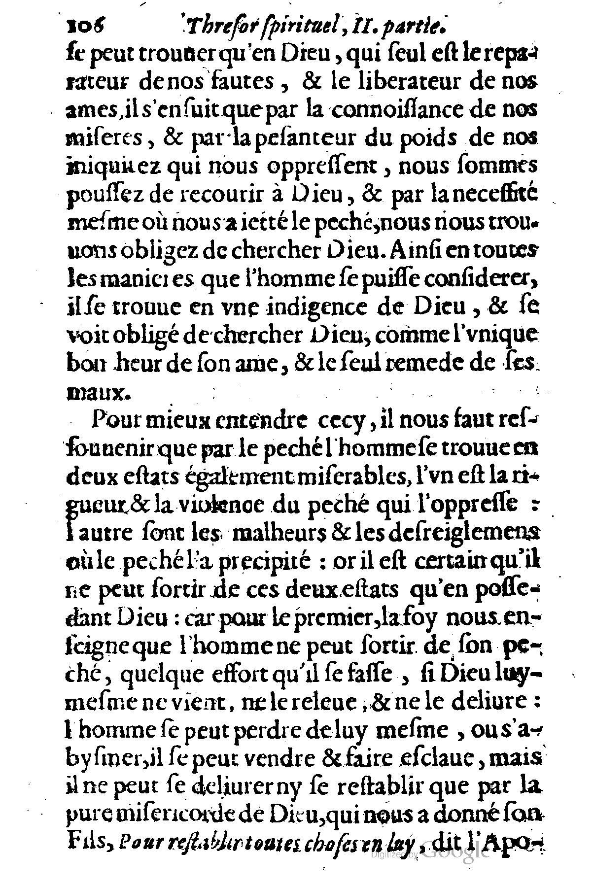 1635 - Sébastien Huré - Trésor spirituel contenant les obligations - BM Lyon
