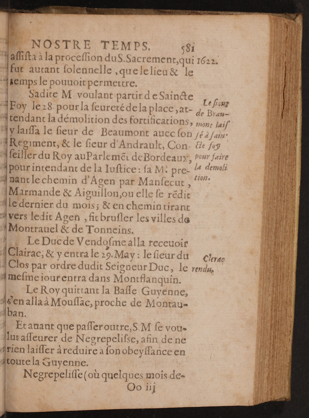 1626 - Joseph Bouillerot - Trésor de l’histoire générale de notre temps - BnF Arsenal