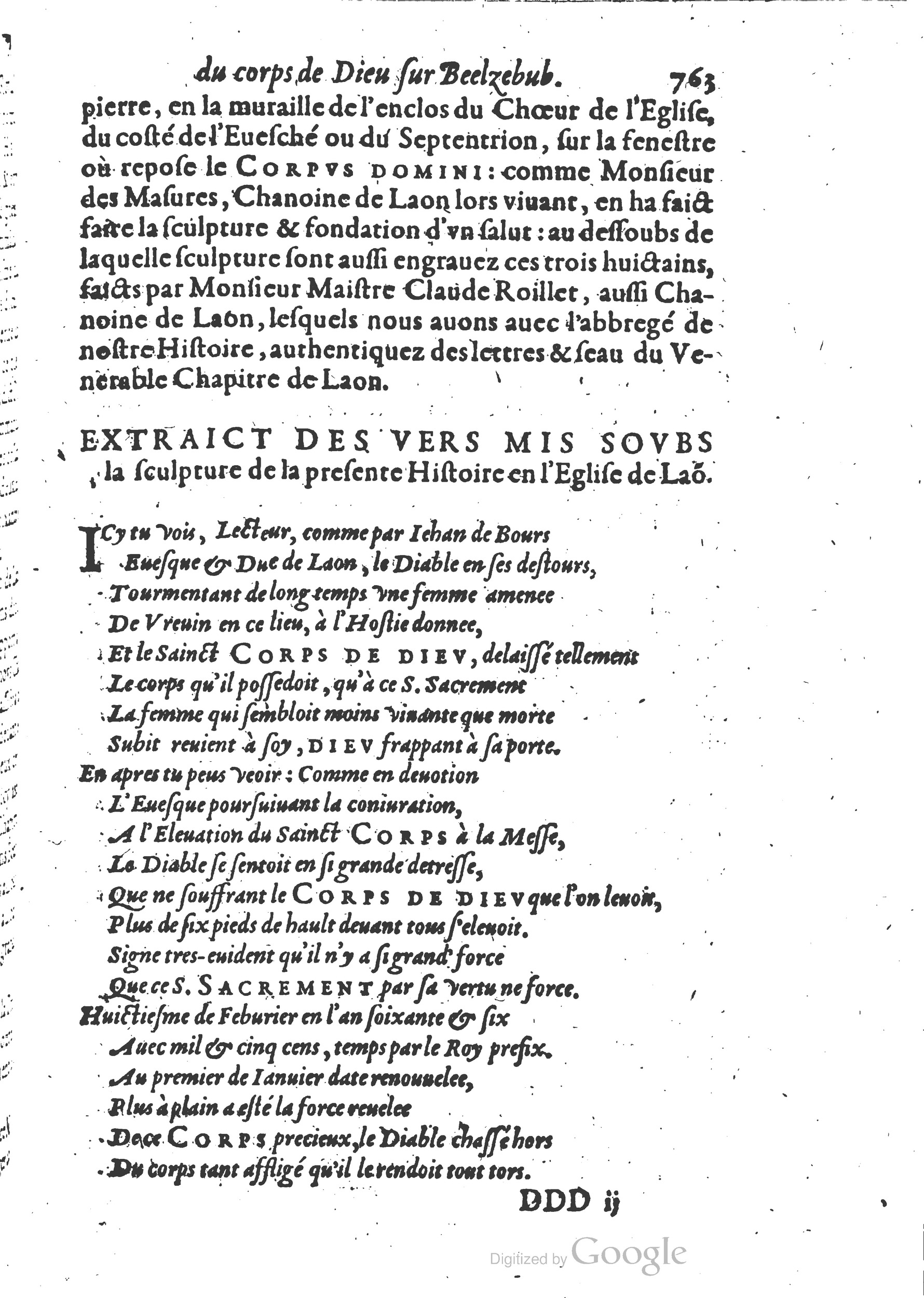1578 - Nicolas Chesneau - Trésor et entière histoire de la triomphante victoire du corps de Dieu sur l’esprit malin - British Library 1578 - Nicolas Chesneau - Trésor et entière histoire de la triomphante victoire du corps de Dieu sur l’esprit malin - British Library
