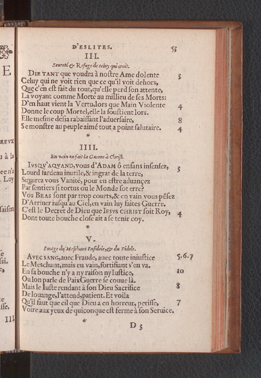 1577 - Jean de Laon - Trésor des 150 psaumes de David - Genève