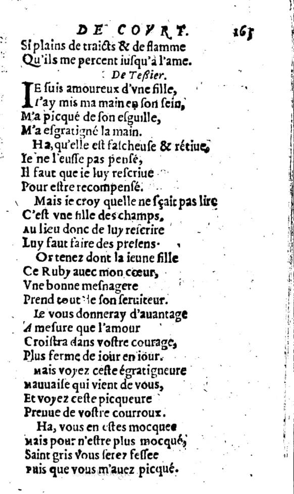 1606 - Théodore Reinsart - Trésor des chansons amoureuses recueillies des plus excellents airs de cour - Livre I - NK ČR Prague 1606 - Théodore Reinsart - Trésor des chansons amoureuses recueillies des plus excellents airs de cour - Livre I - NK ČR Prague