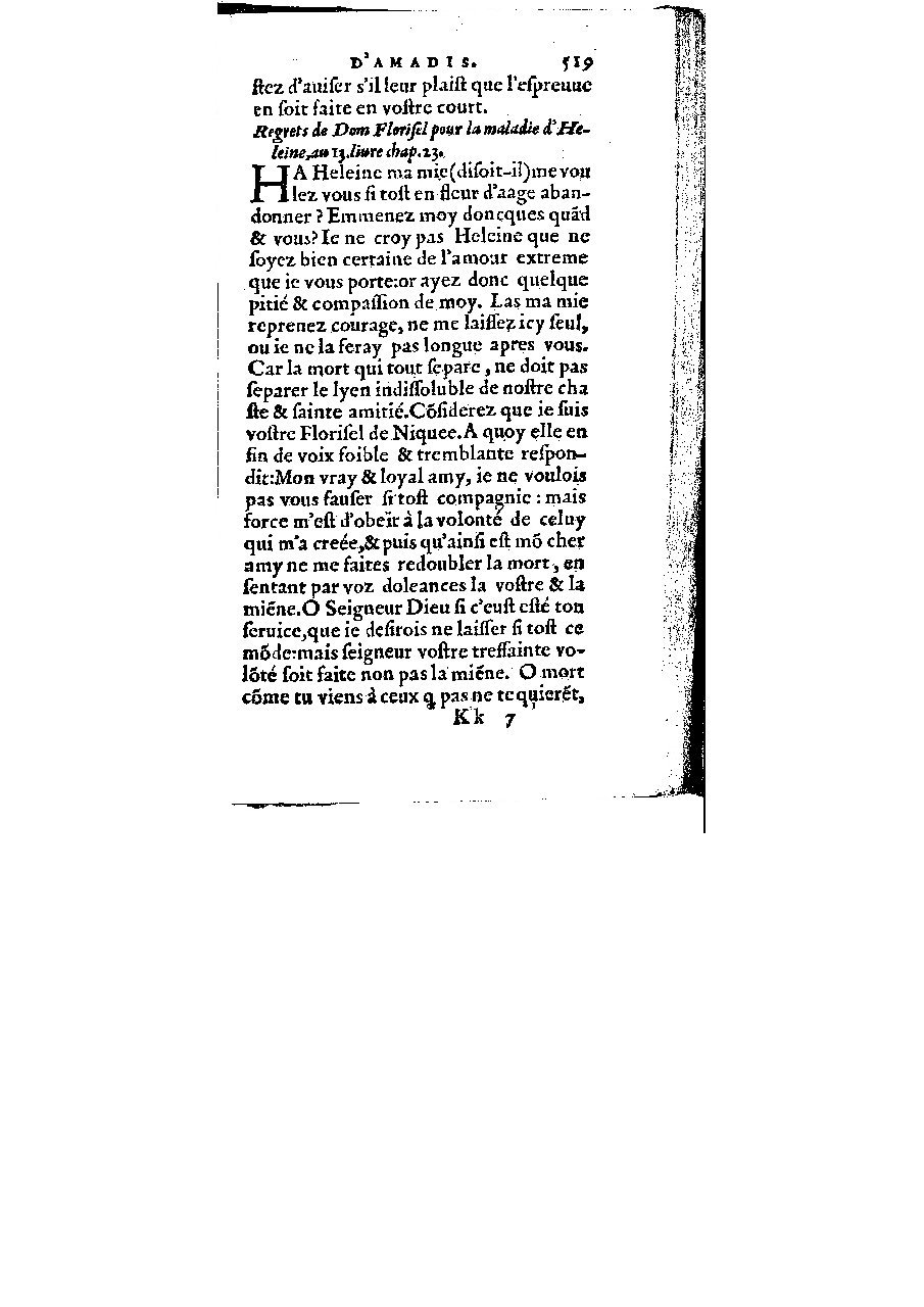 1572 - Veuve Gabriel Cotier - Trésor des Amadis - BM Lyon