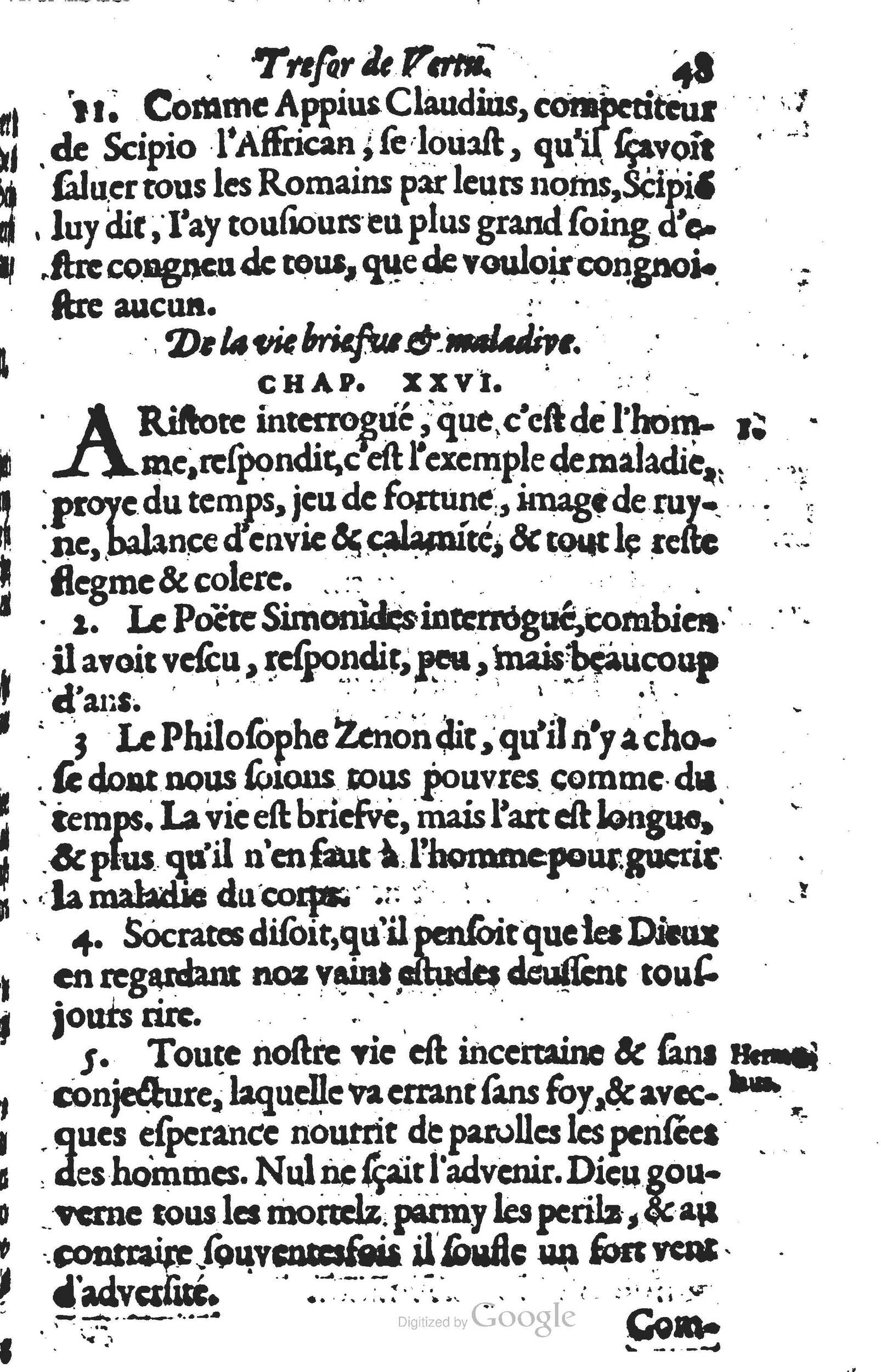 1594 - Cornelis Claesz - Trésor de vertu - BU Leiden