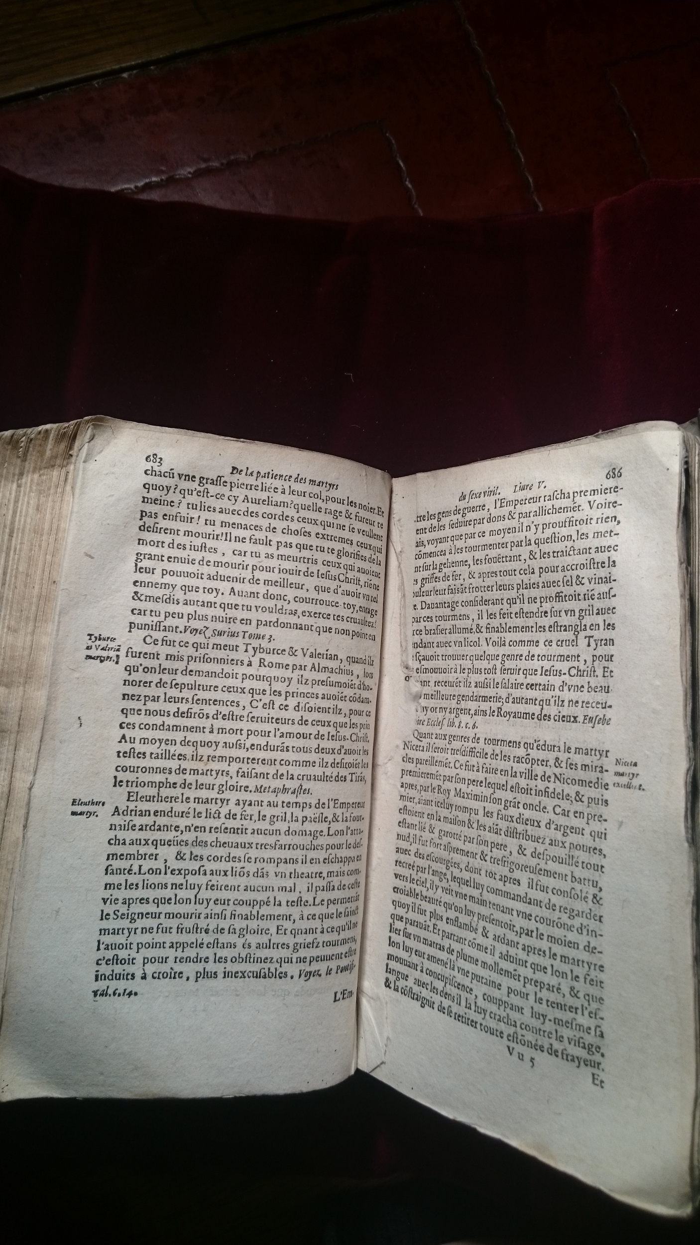 1596 - Jean Bogart - Trésor des faits et dits mémorables des hommes saints et illustres - BM Amiens