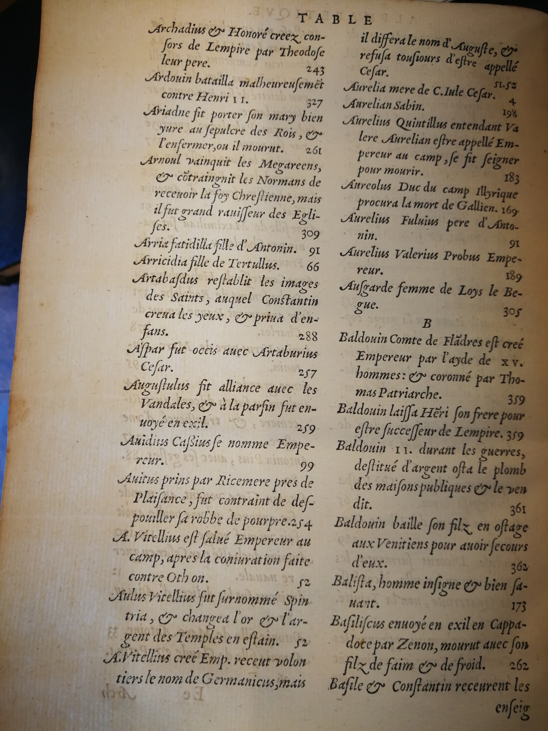 1553 - Jacopo Strada et Thomas Guérin - Épitome du Trésor des antiquités - BNC Florence