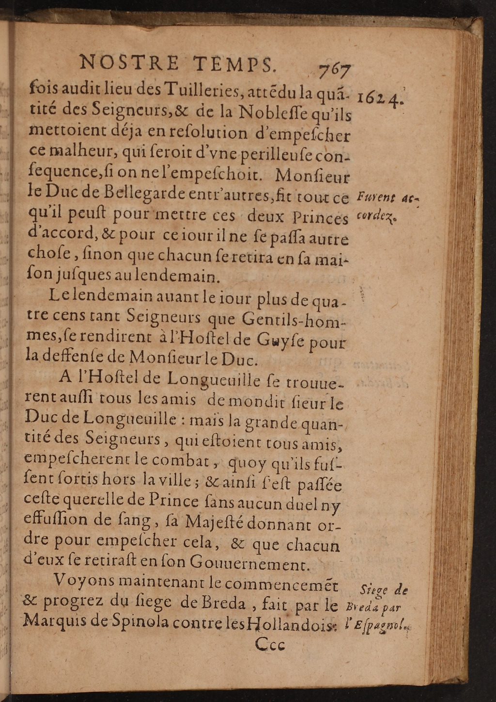 1626 - Joseph Bouillerot - Trésor de l’histoire générale de notre temps - BnF Arsenal