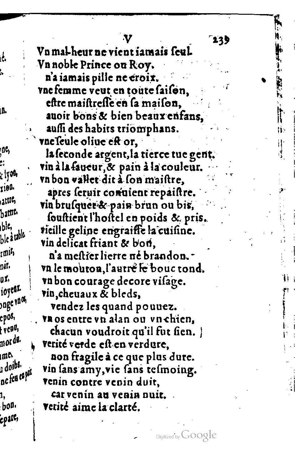 1582 - Nicolas Bonfons - Trésor des sentences dorées - BM Lyon 1582 - Nicolas Bonfons - Trésor des sentences dorées - BM Lyon