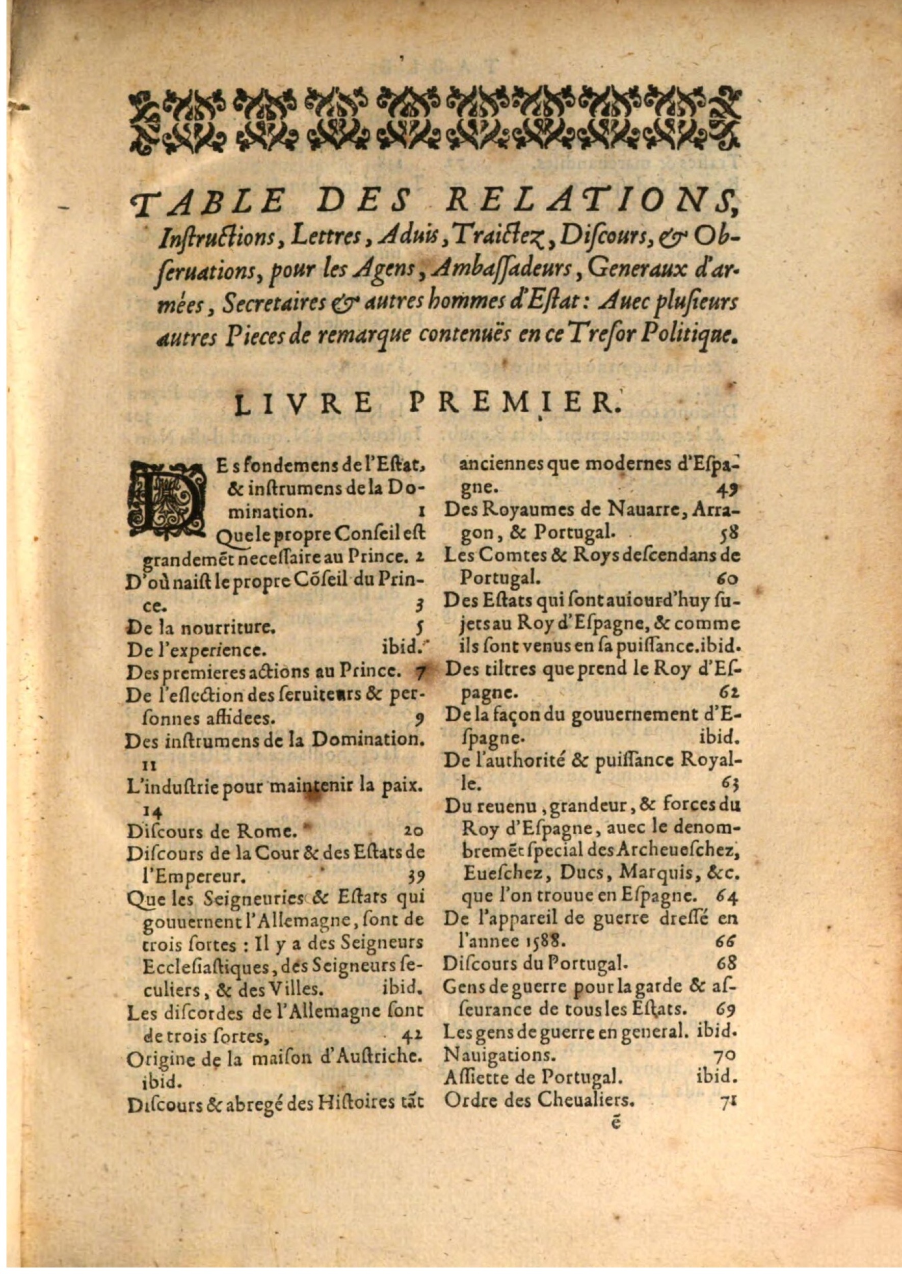 1611 - Pierre Chevalier - Trésor politique - BSB Munich 1611 - Pierre Chevalier - Trésor politique - BSB Munich