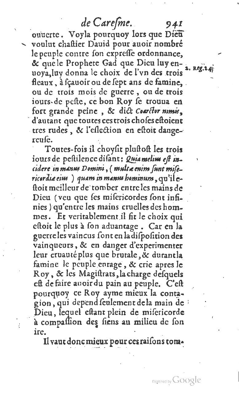 1607 - Nicolas Du Fossé - Trésor quadragésimal - T 01 - BM Lyon