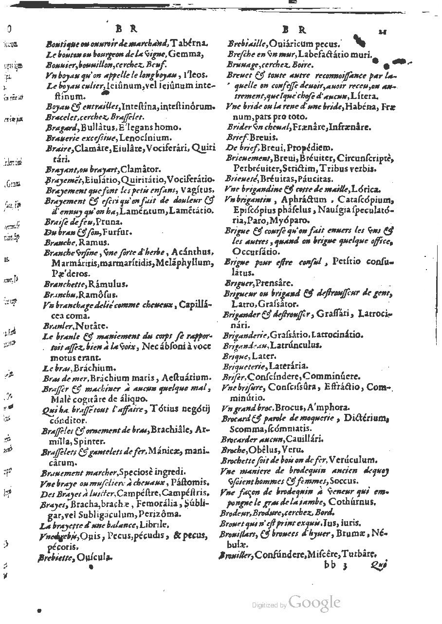 1564 - Henri Hylaire et Louis Cloquemin - Trésor des mots et traits français - BSB Munich