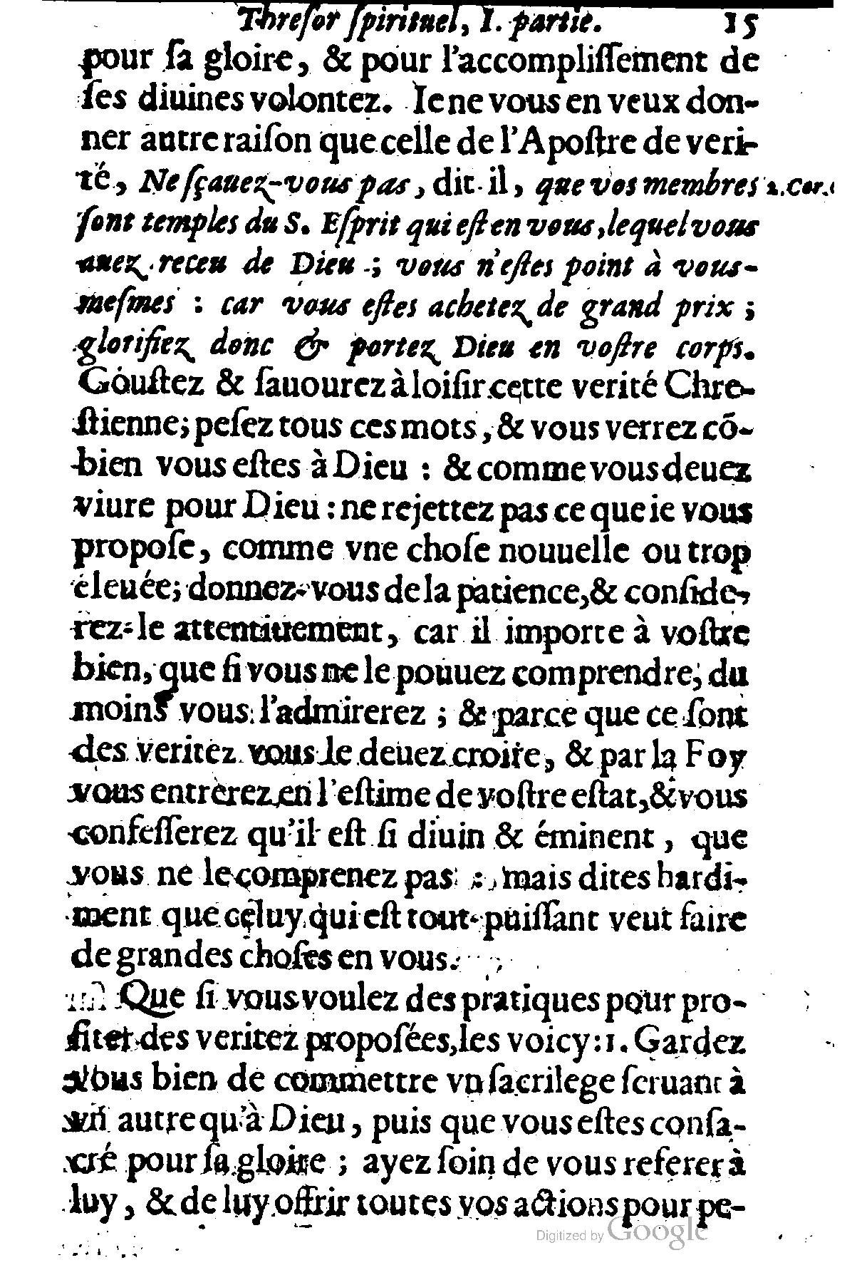 1635 - Sébastien Huré - Trésor spirituel contenant les obligations - BM Lyon