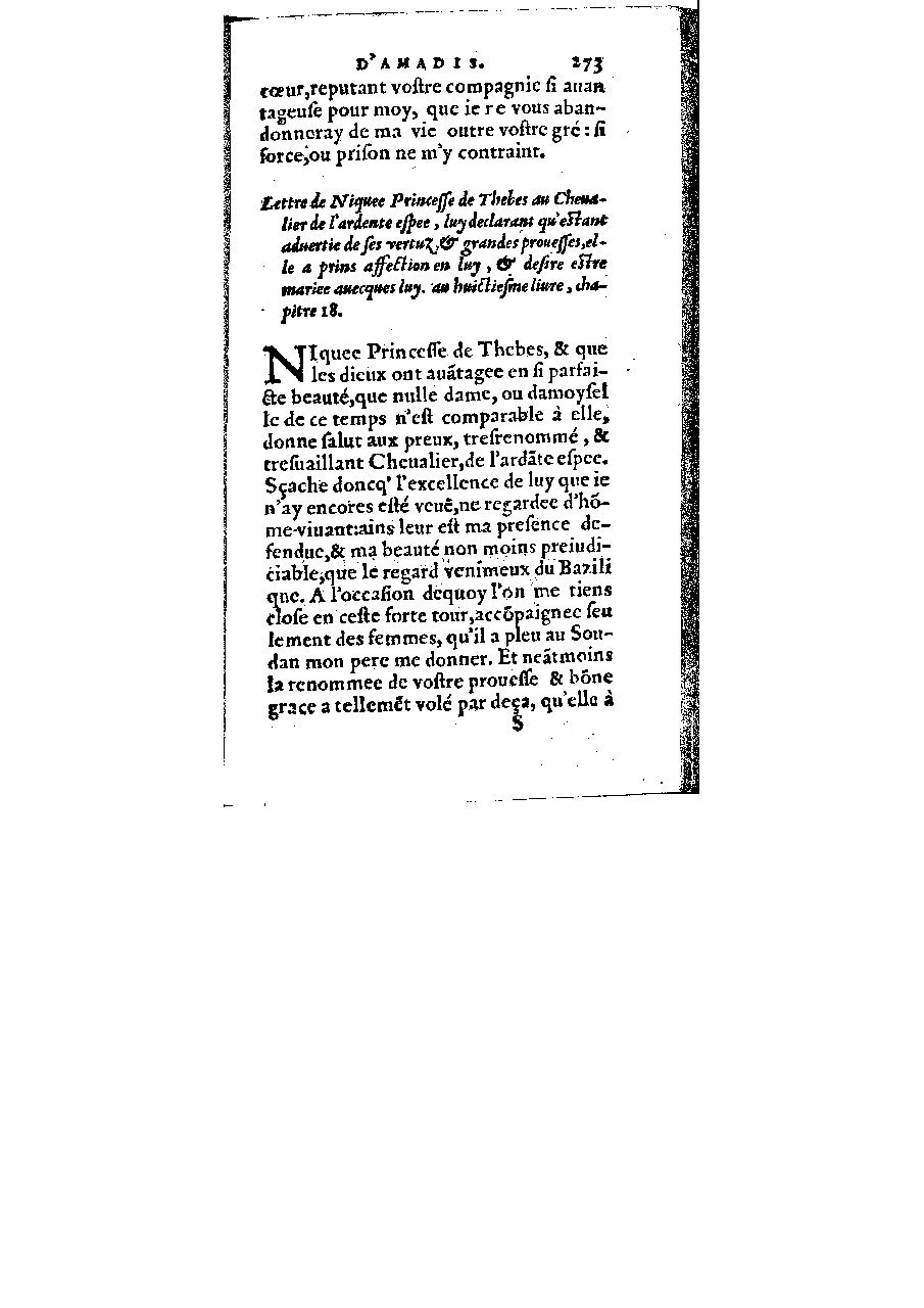 1572 - Veuve Gabriel Cotier - Trésor des Amadis - BM Lyon