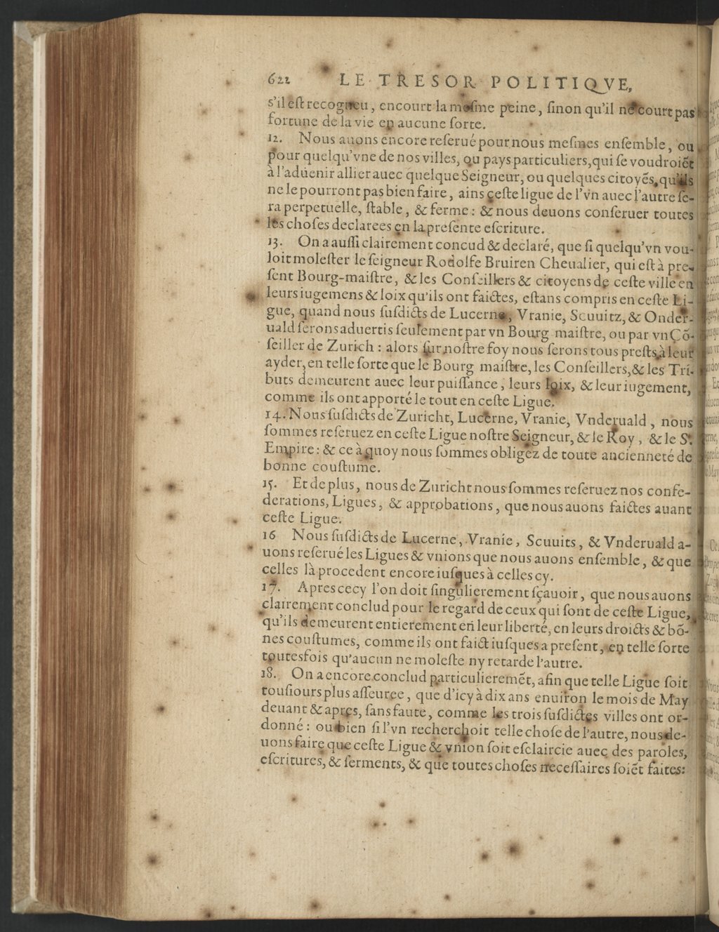 1608 - Nicolas Du Fossé - Trésor politique - BnF Tolbiac