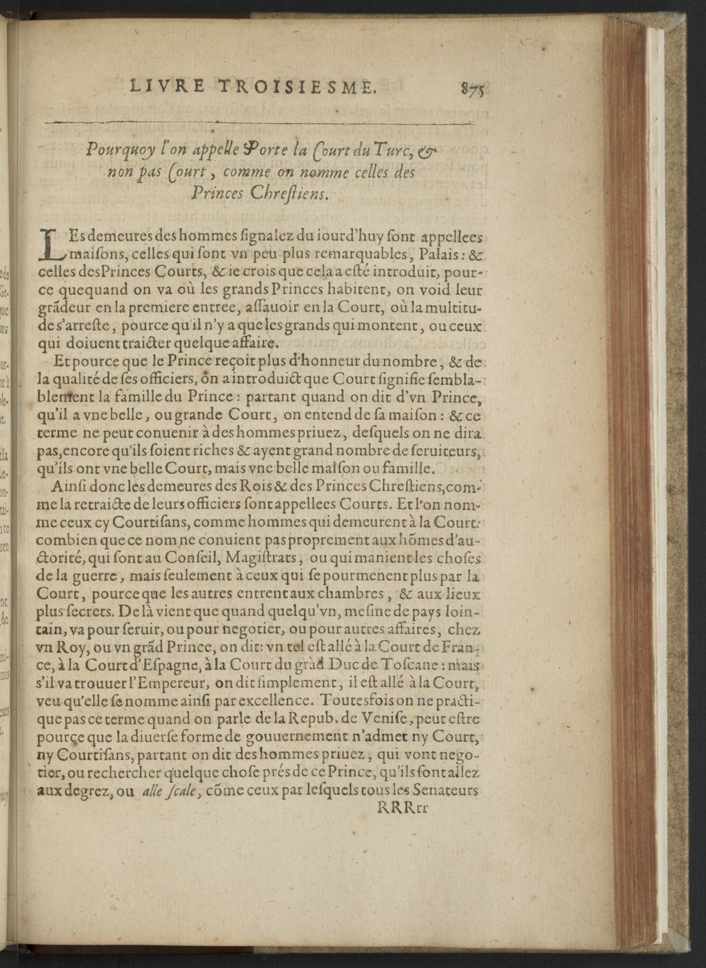 1608 - Nicolas Du Fossé - Trésor politique - BnF Tolbiac