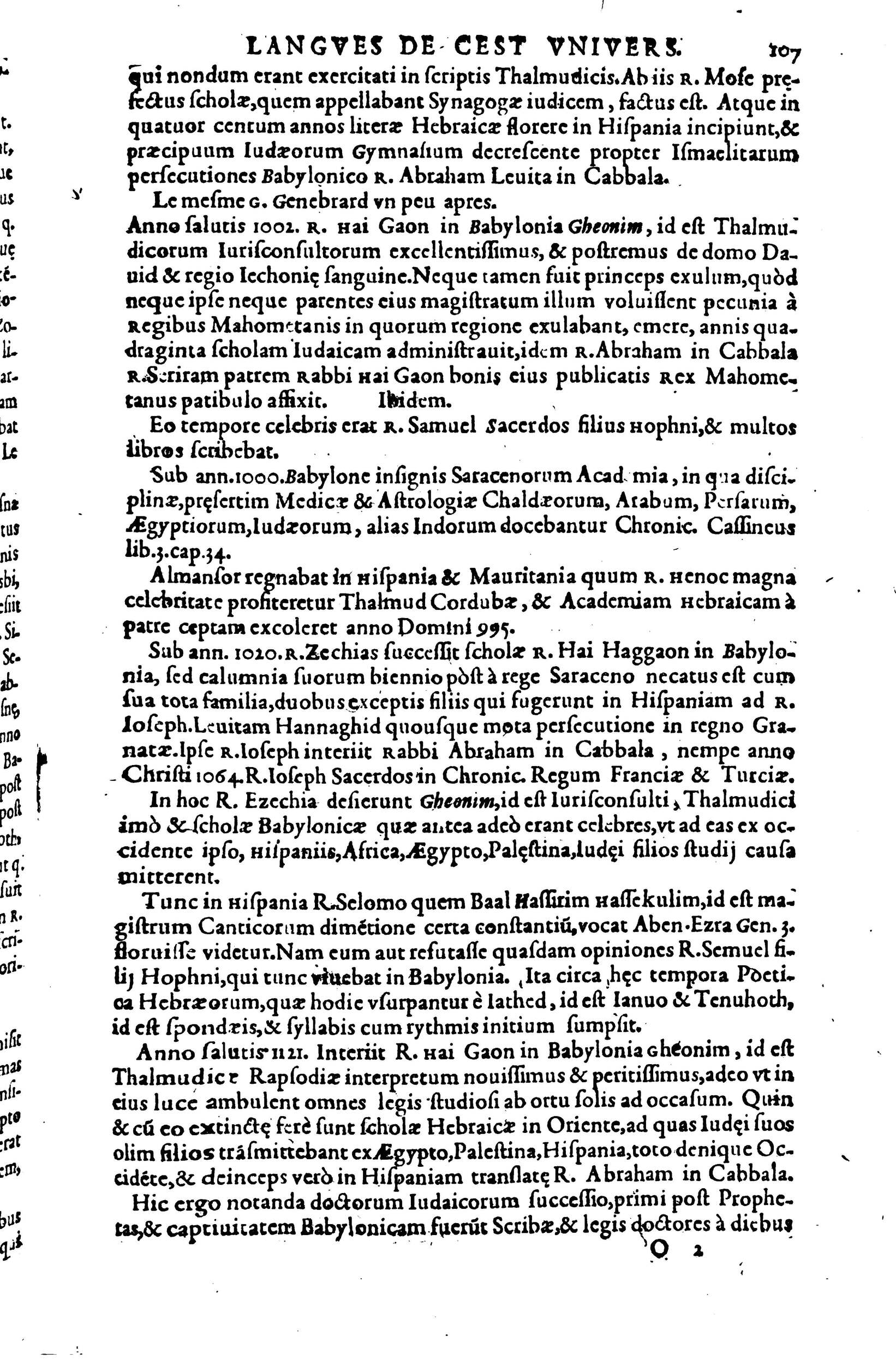 1619 - SHC - Trésor de l’histoire des langues de cet univers - BSB Munich