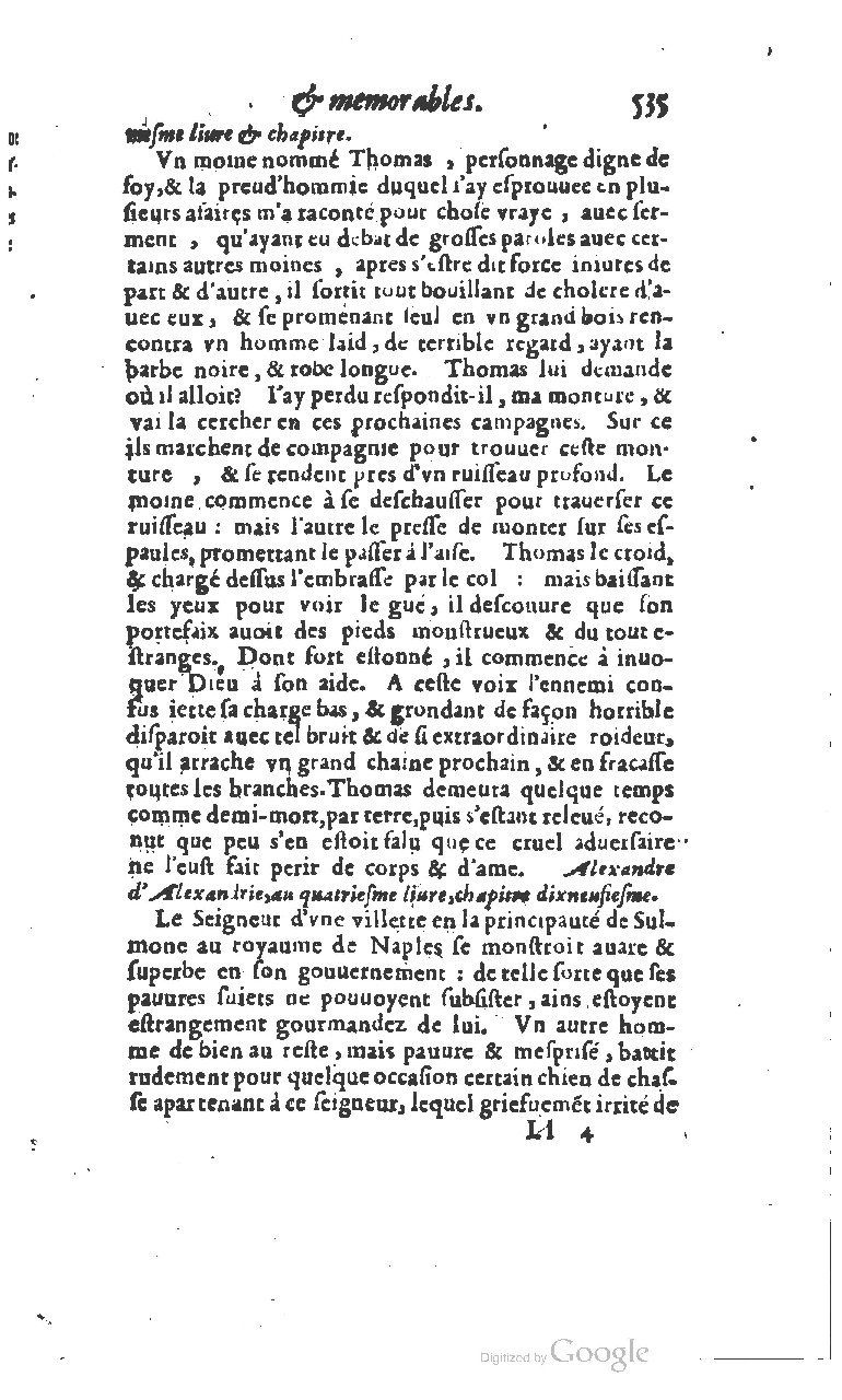1610 - Paul Marceau - Trésor d’histoires admirables et mémorables - BSB Munich