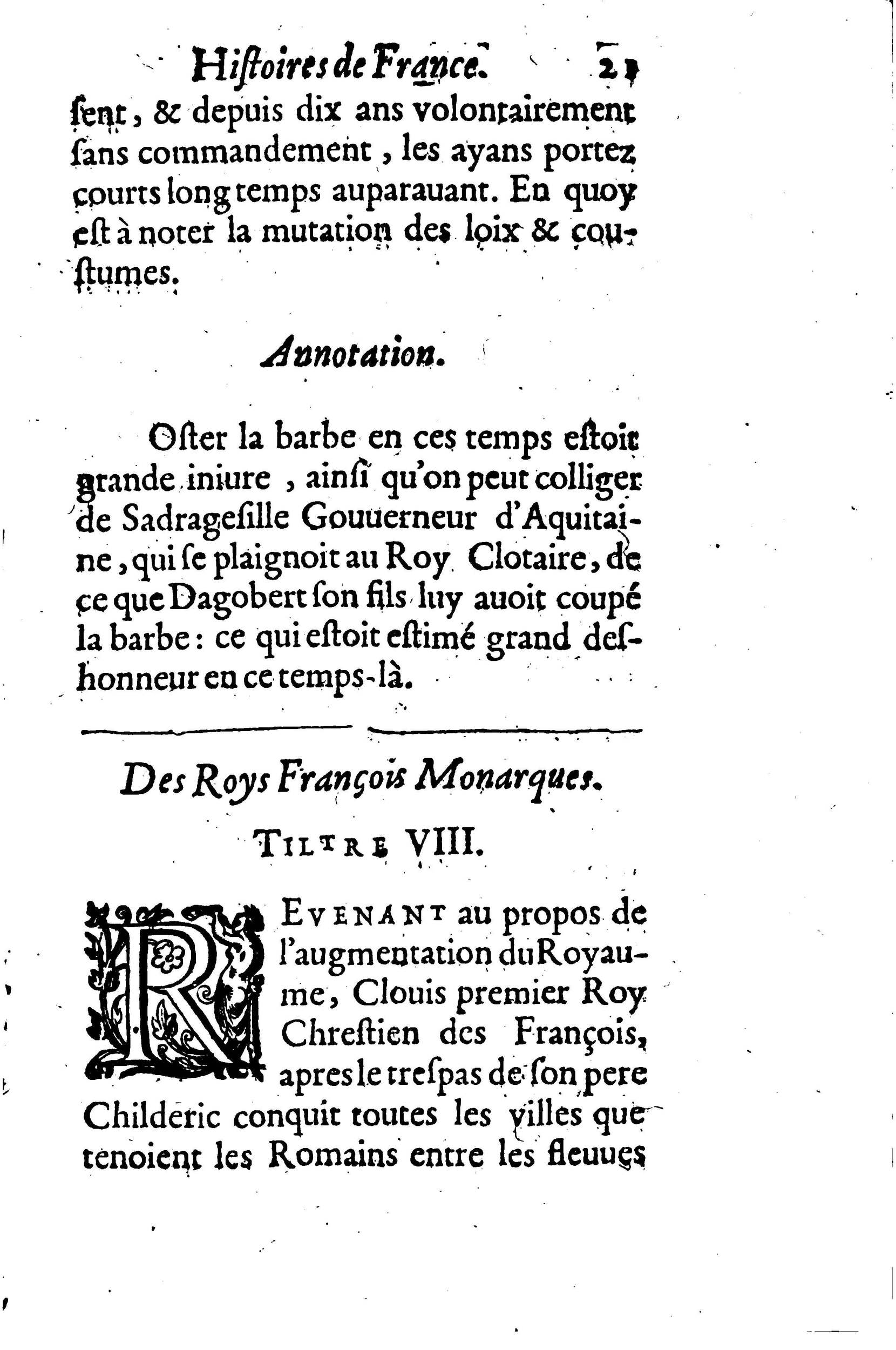 1633 - Jean Corrozet - Trésor des histoires de France - BM Lyon 1633 - Jean Corrozet - Trésor des histoires de France - BM Lyon