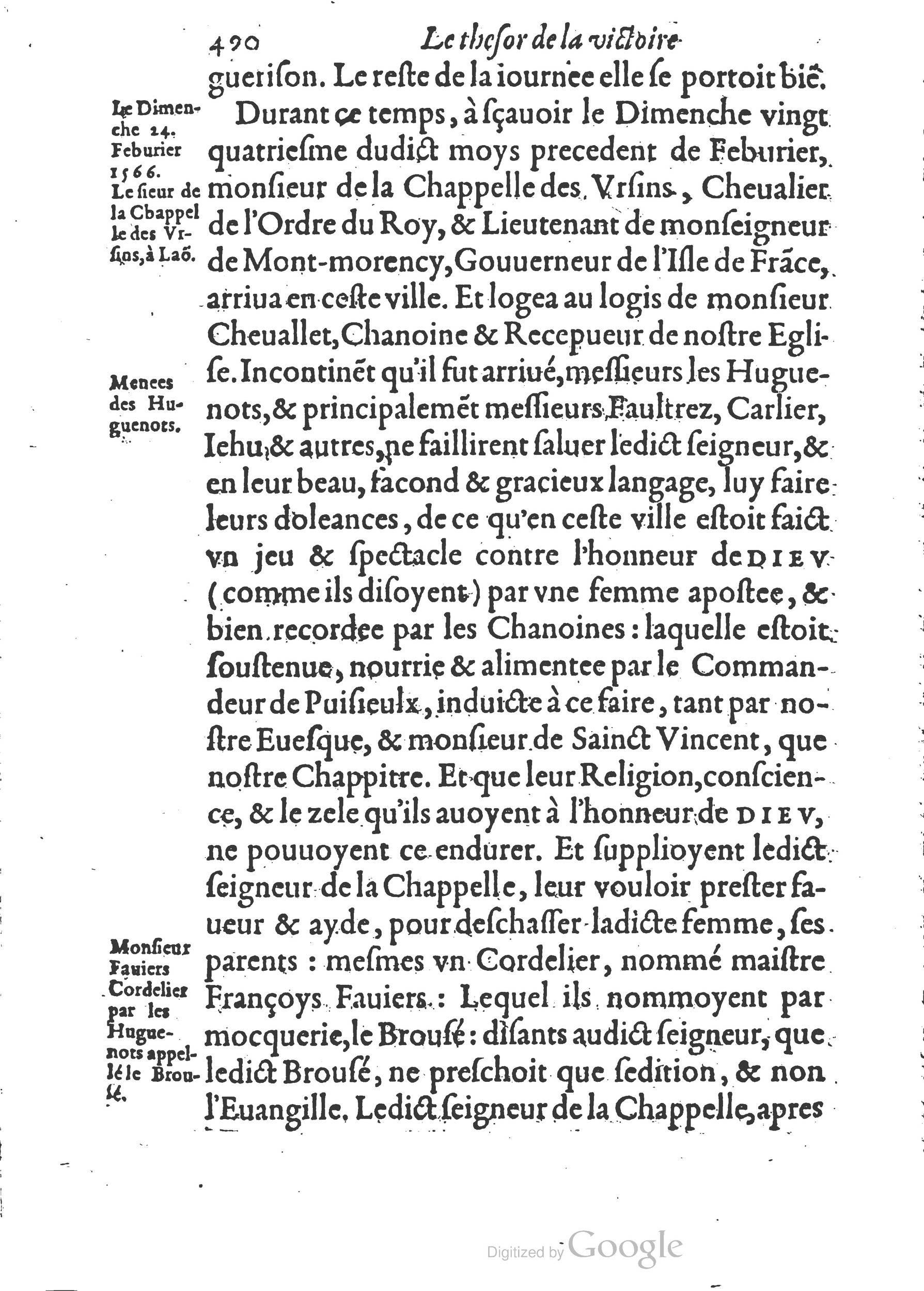 1578 - Nicolas Chesneau - Trésor et entière histoire de la triomphante victoire du corps de Dieu sur l’esprit malin - British Library 1578 - Nicolas Chesneau - Trésor et entière histoire de la triomphante victoire du corps de Dieu sur l’esprit malin - British Library