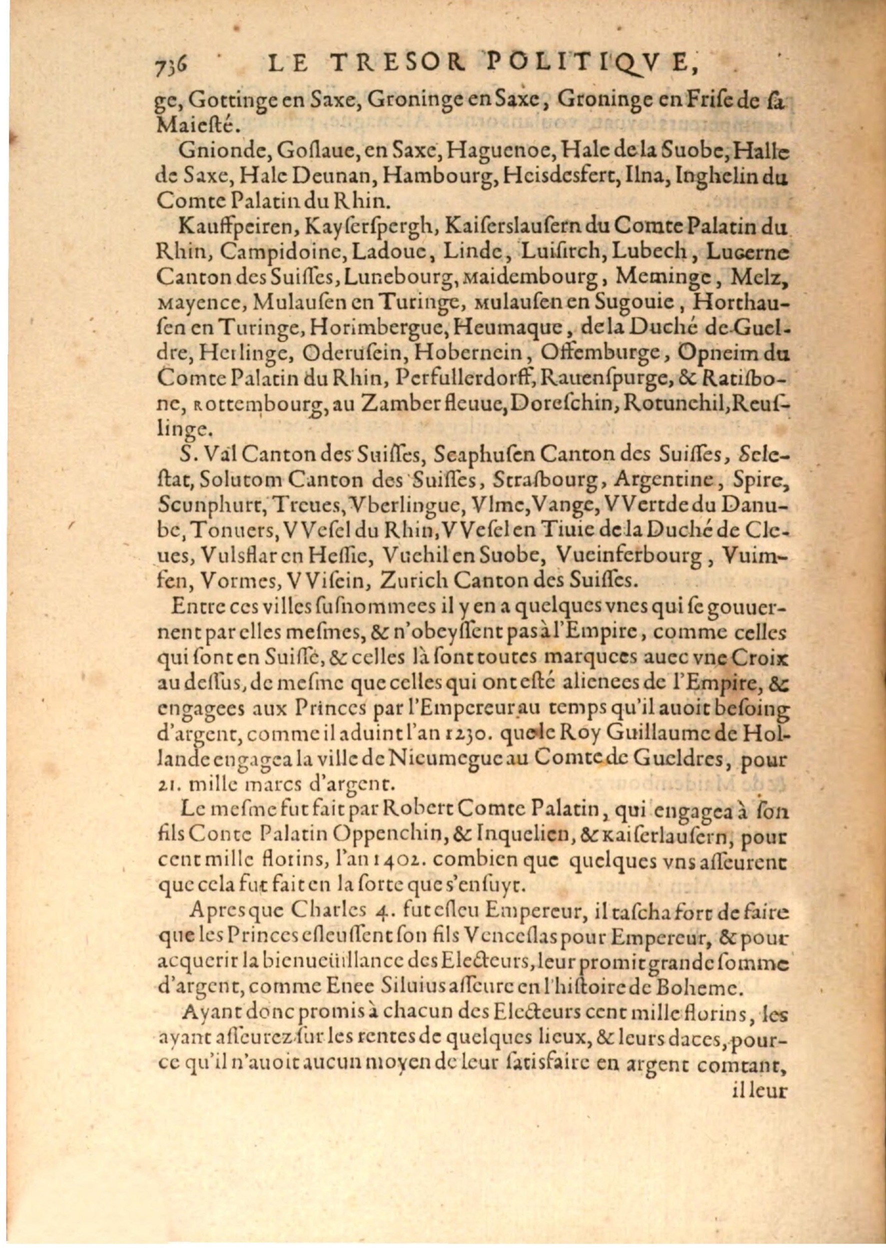 1608 - Nicolas Du Fossé - Trésor politique - BSB Munich