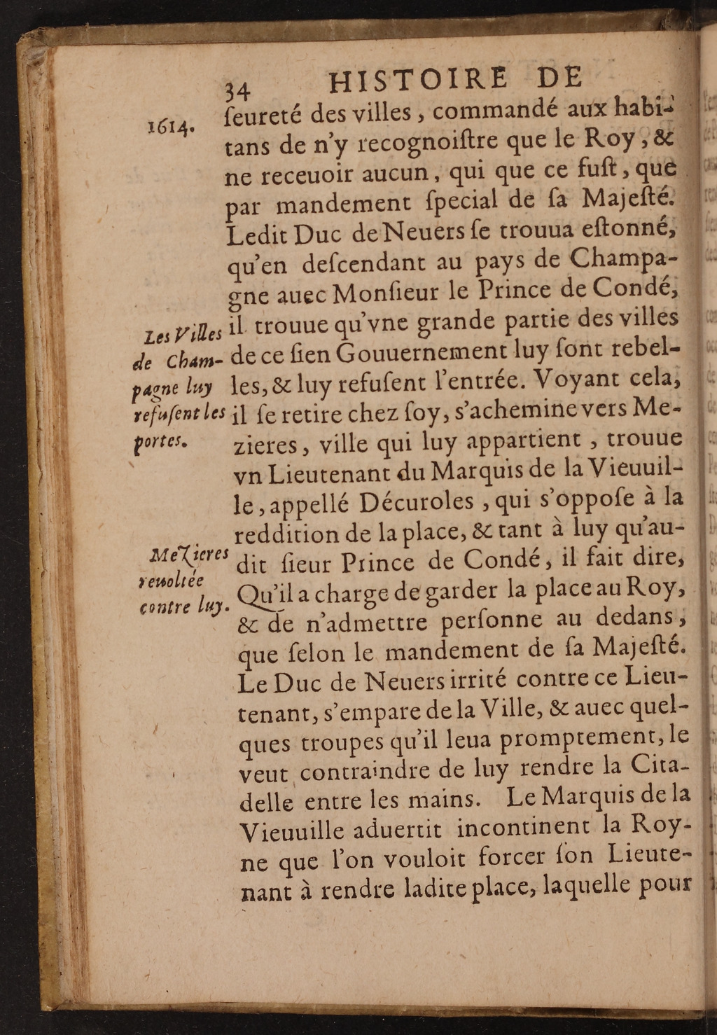 1626 - Joseph Bouillerot - Trésor de l’histoire générale de notre temps - BnF Arsenal