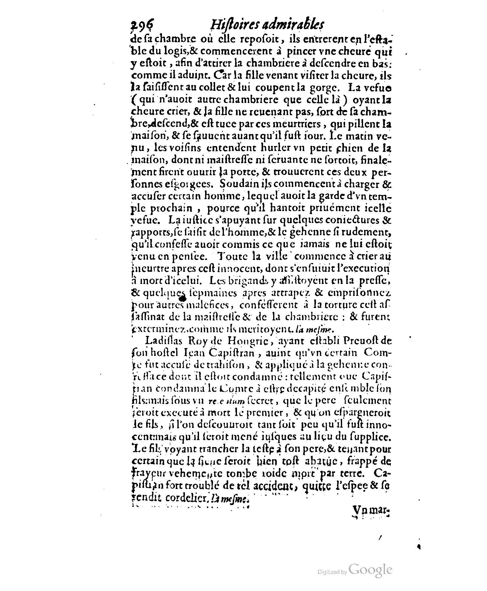 1620 - Samuel Crespin - Trésor d’histoires admirables et mémorables - BCU Lausanne