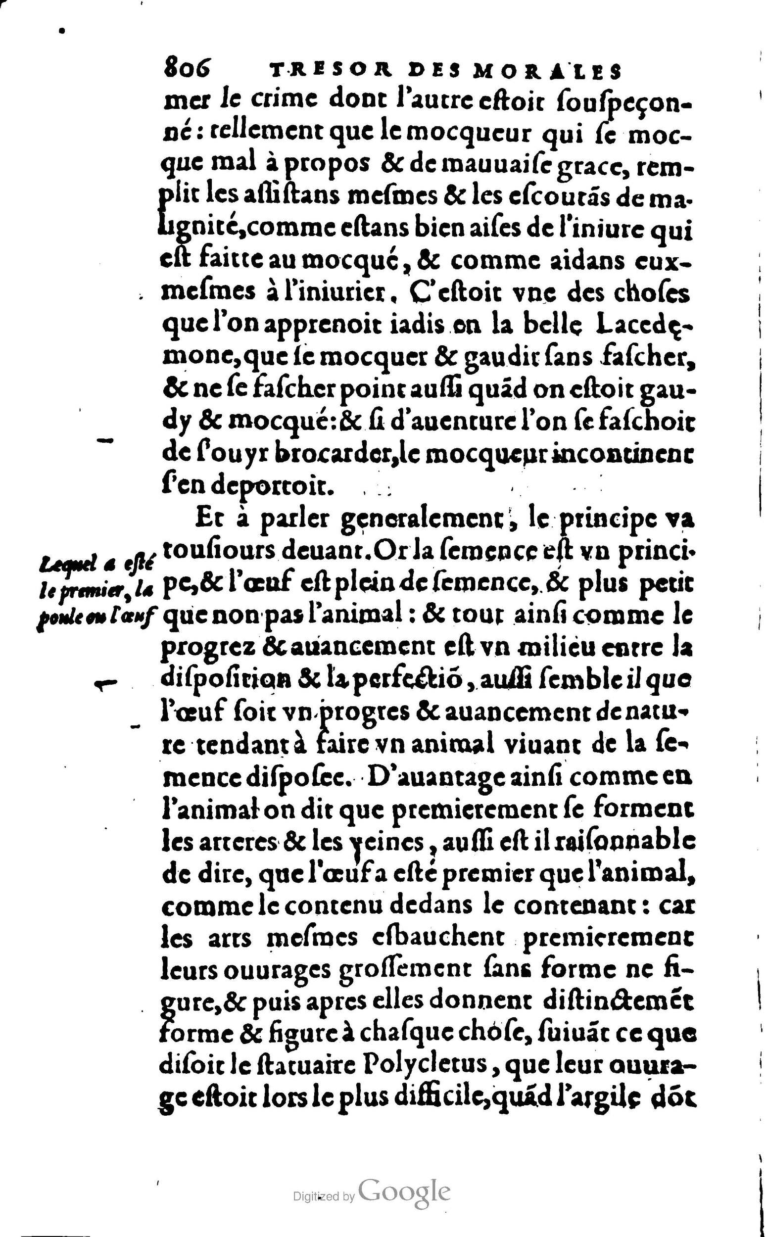 1578 - Jean Poupy - Trésor des morales de Plutarque - BSB Munich