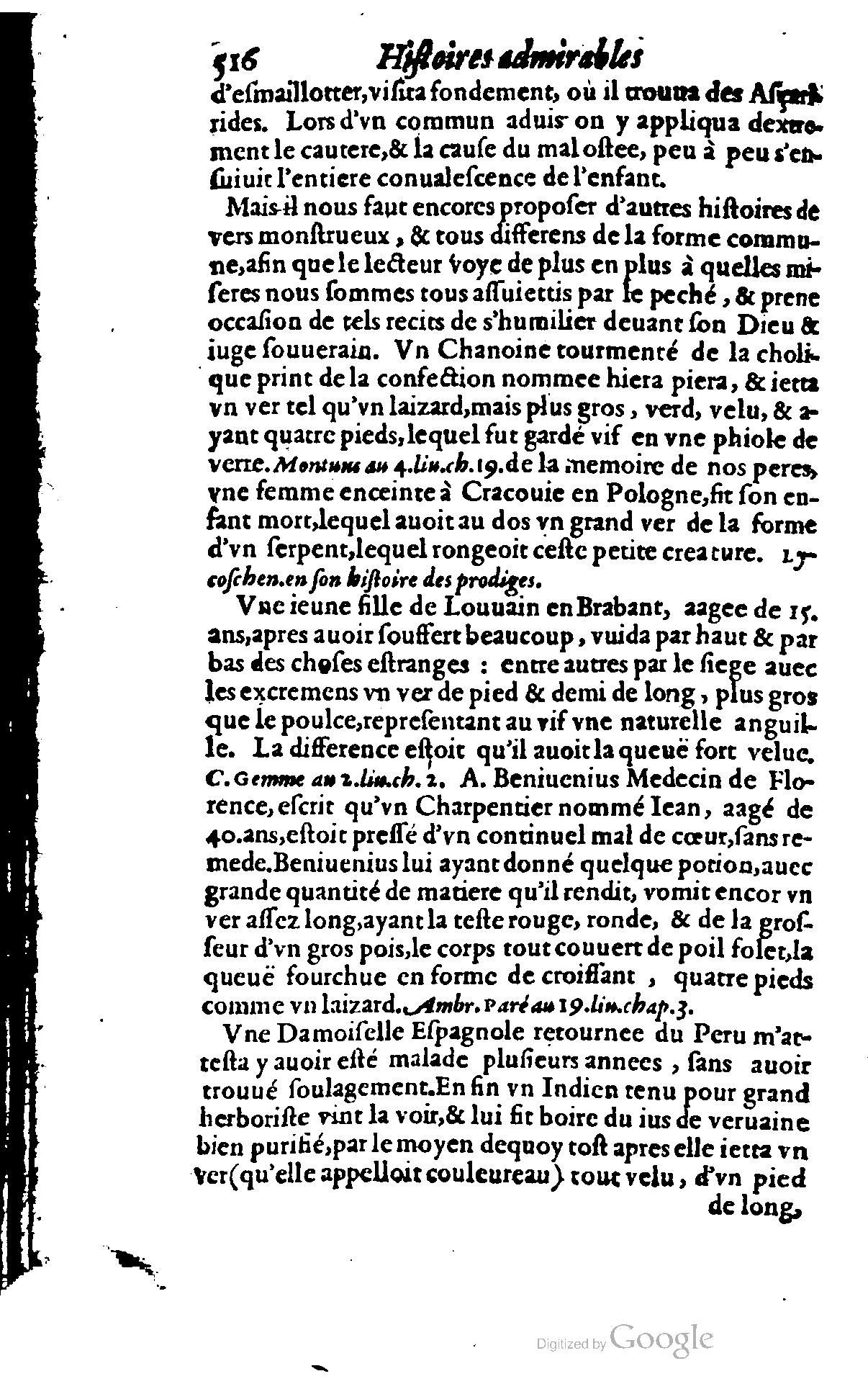 1620 - Samuel Crespin - Trésor d’histoires admirables et mémorables - BCU Lausanne