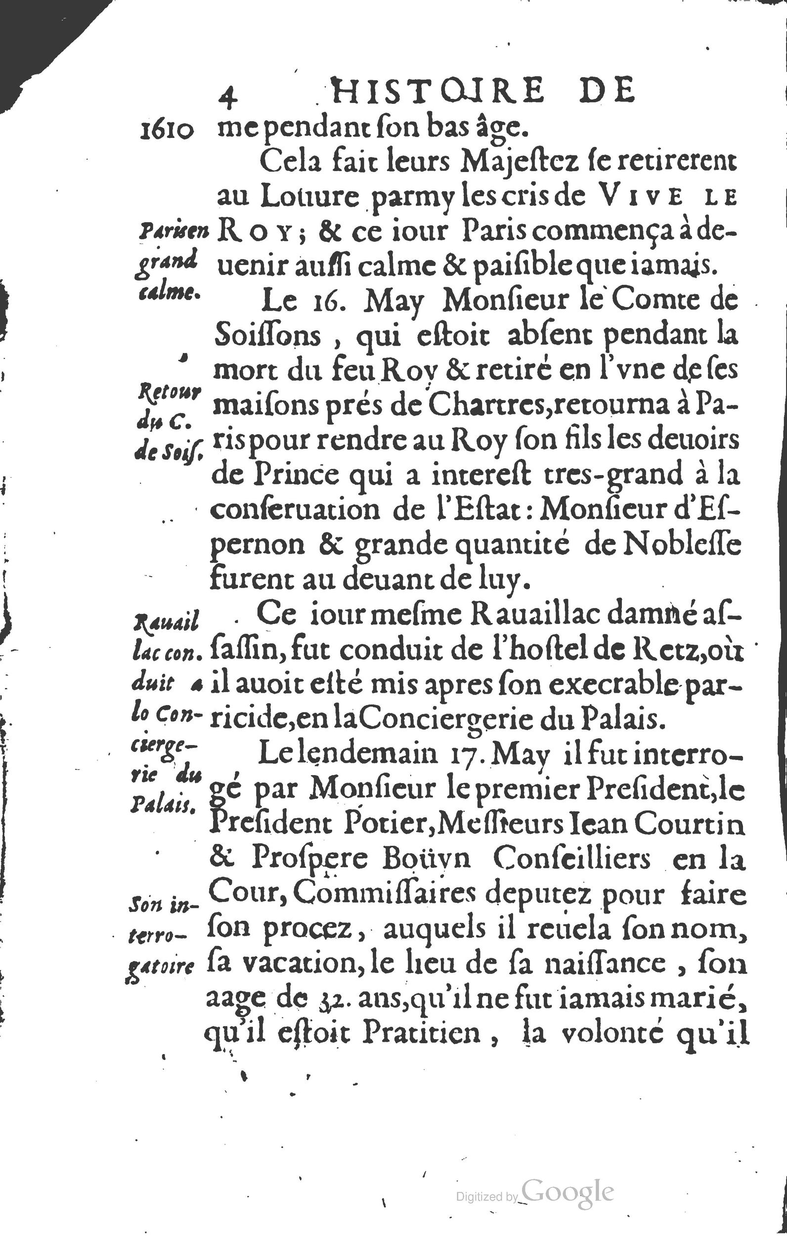 1624 - Joseph Bouillerot - Trésor de l’histoire générale de notre temps - BM Lyon
