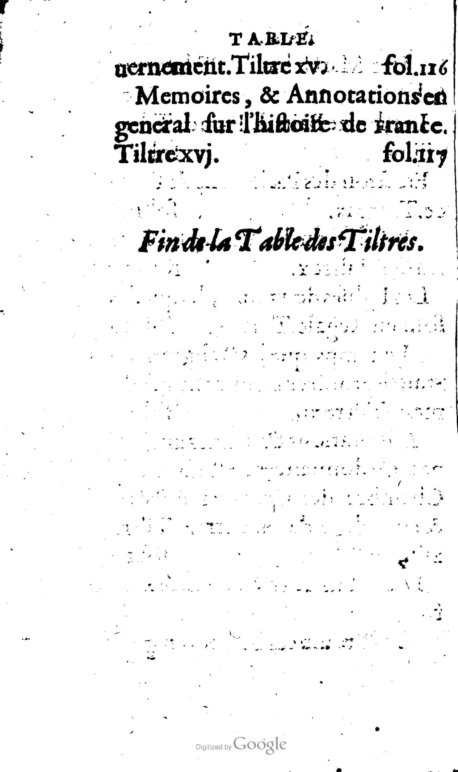 1604 - Galiot Corrozet - Trésor des histoires de France - BnF Arsenal