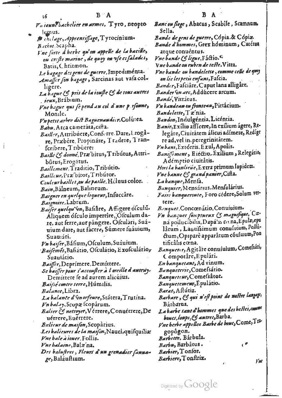 1564 - Henri Hylaire et Louis Cloquemin - Trésor des mots et traits français - BSB Munich