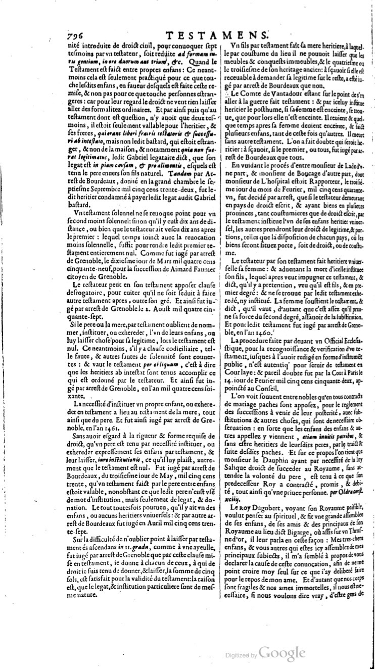 1629 - Veuve Nicolas Buon - Trésor du droit français (21754 T. 3) - BM Lyon