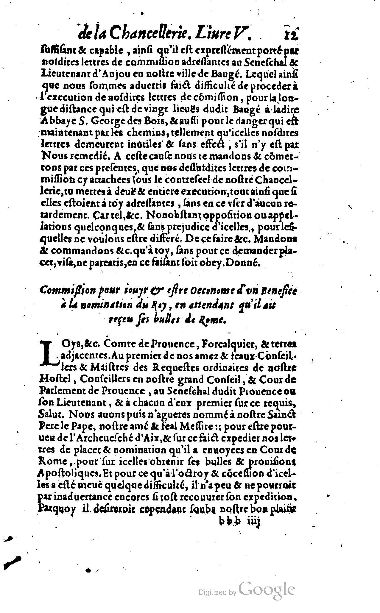 1614 - Jean Richer - Trésor du nouveau style et protocole de la chancellerie de France - BSB Munich