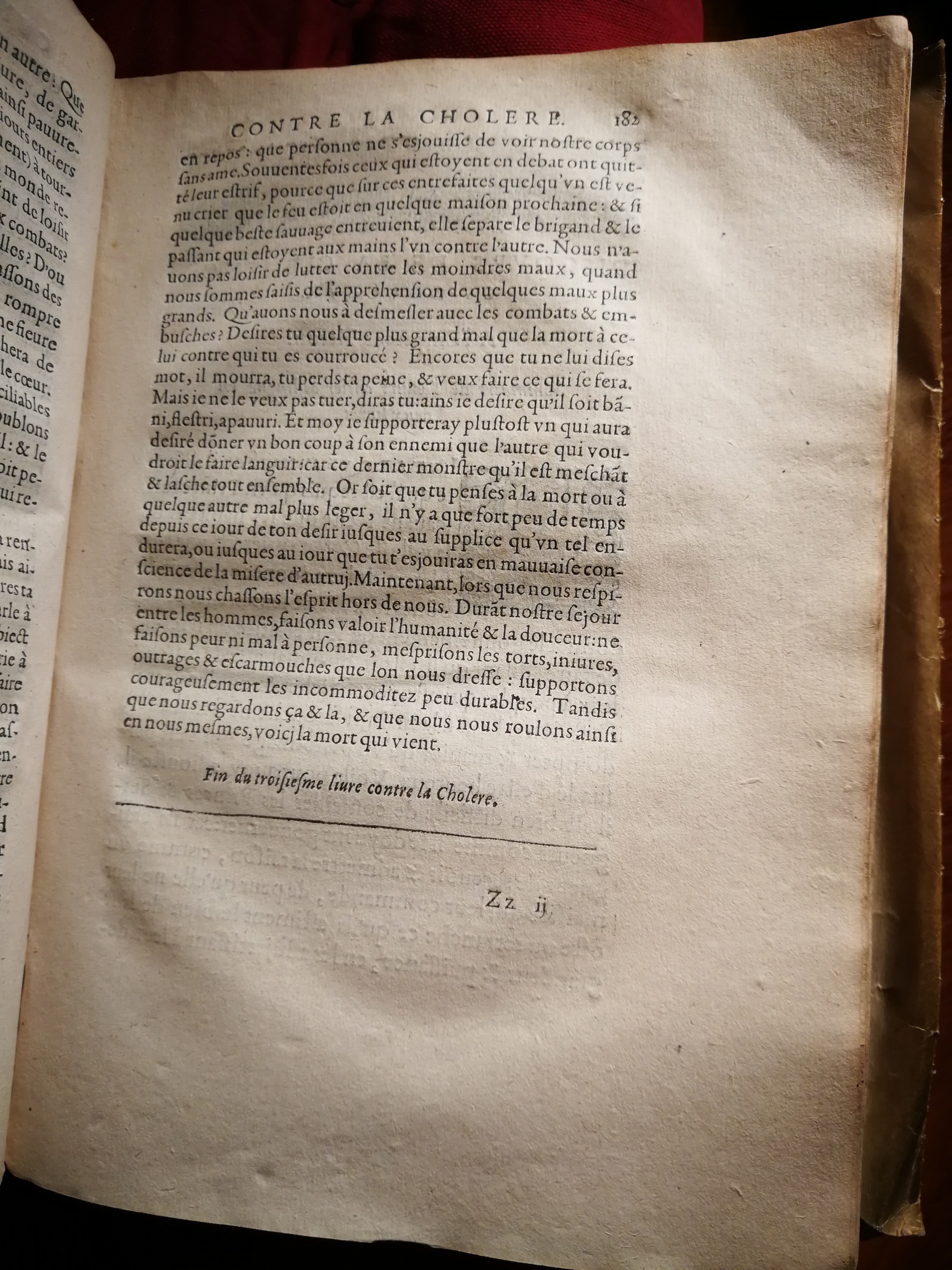 1595 - Jean Houzé - Œuvres morales et mêlées de Sénèque, Trésor de philosophie morale - T. 1 - BnF