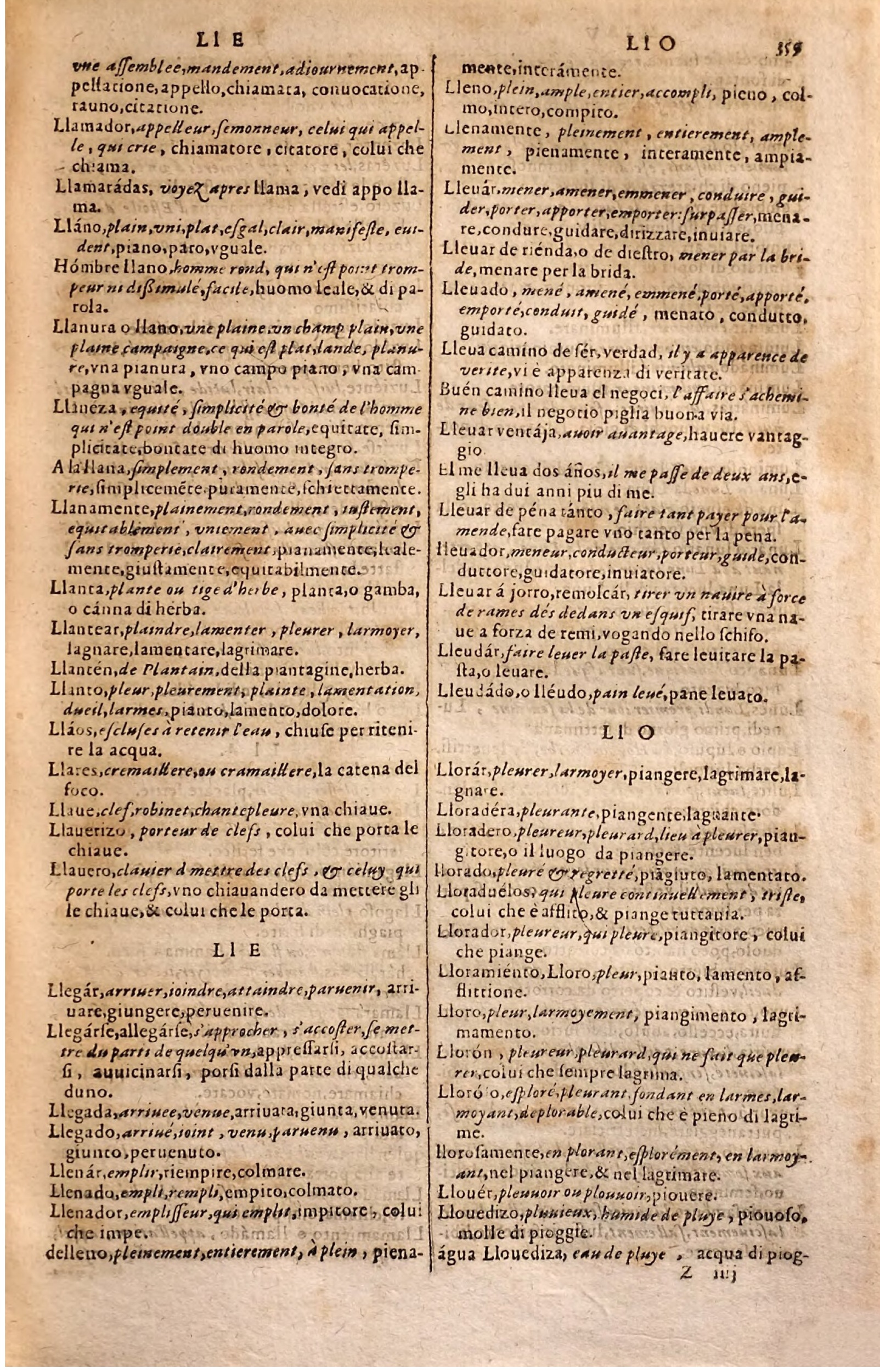 1627 - Jacques Crespin - Trésor des trois langues - Regensburg