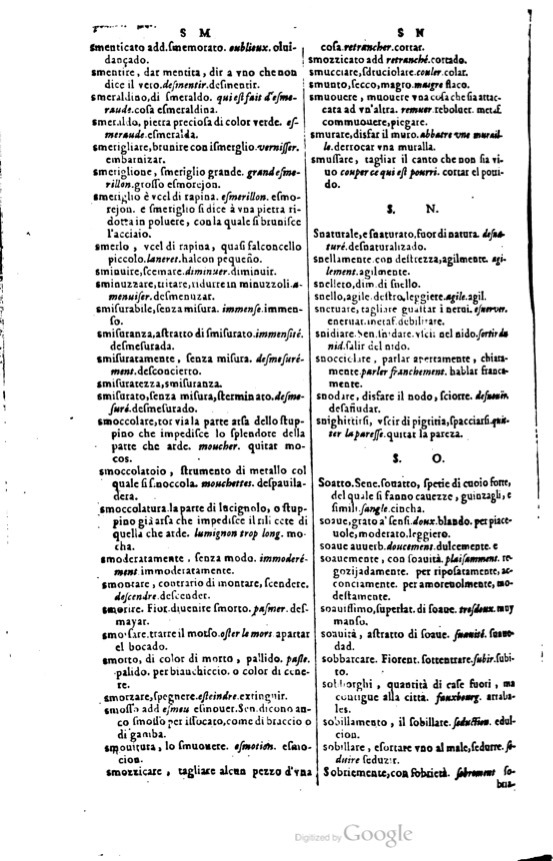 1617 - Samuel Crespin - Trésor des trois langues espagnole, française et italienne (3 parties) - Ohio